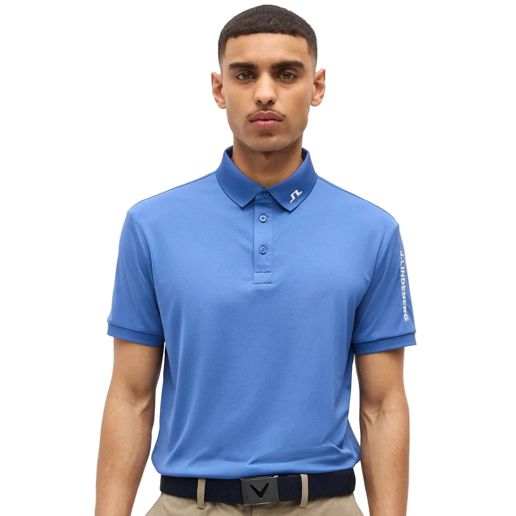 J.Lindeberg Polo Tour Tech Federal blue