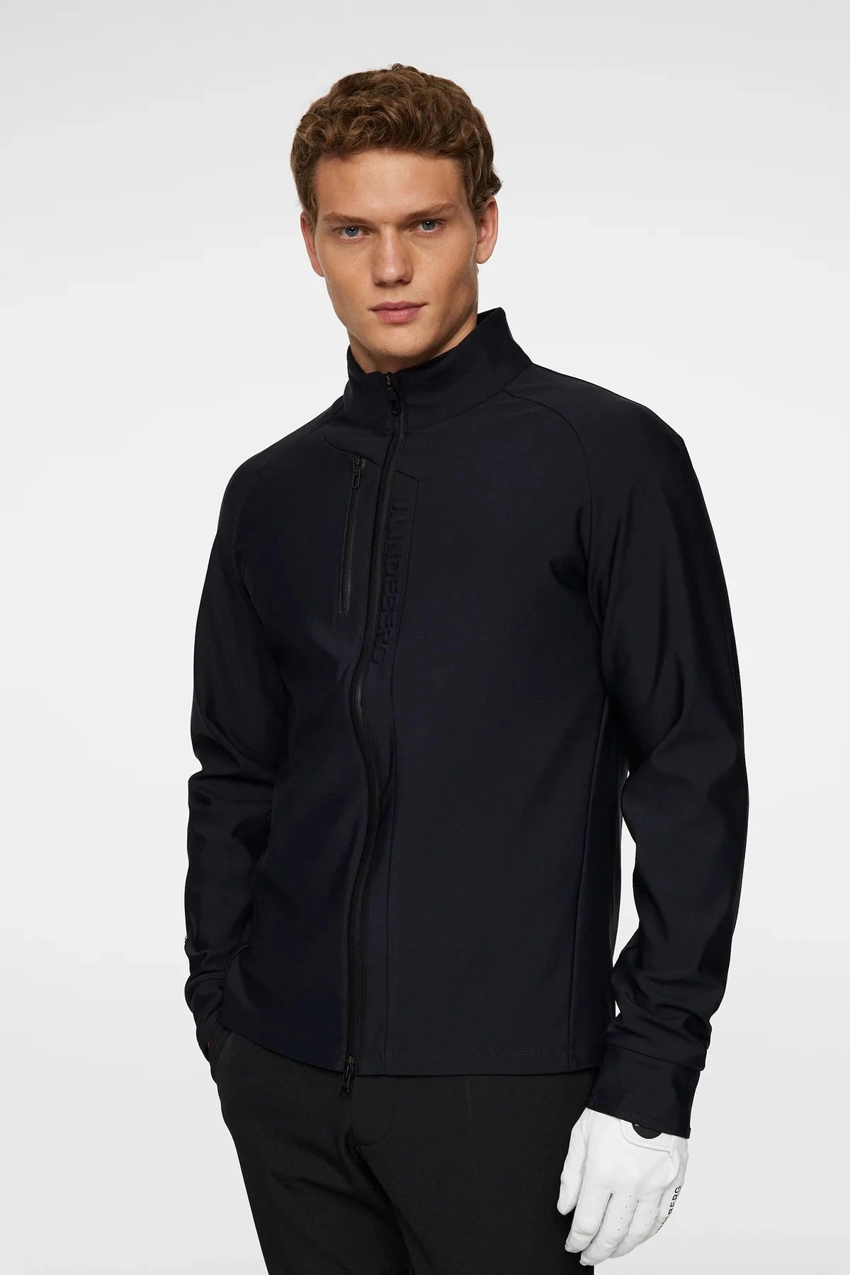 J.LINDEBERG veste Tayler Zip Mid layer noir