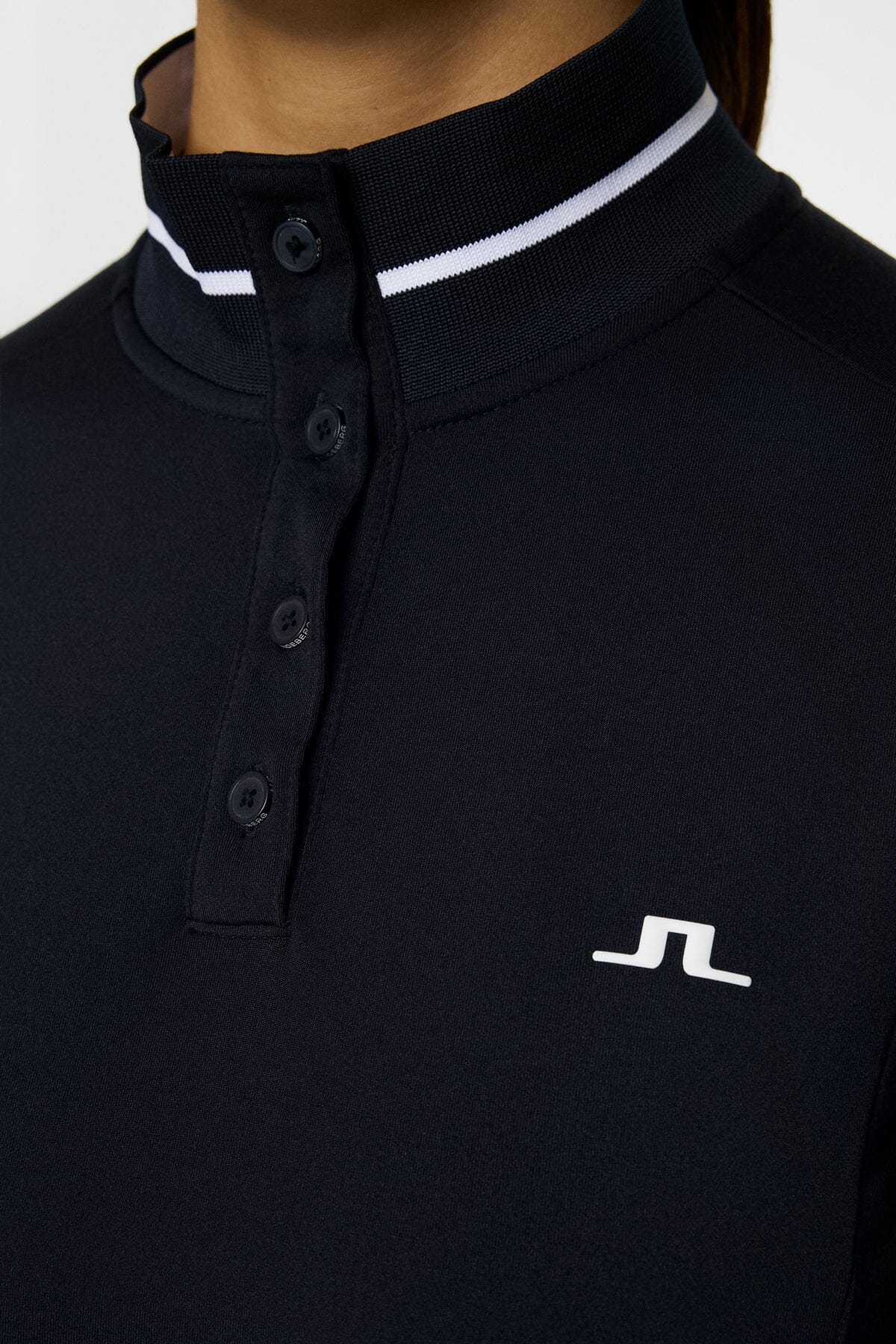 J.LINDEBERGpolo Hertta manche longue Bleu Marine