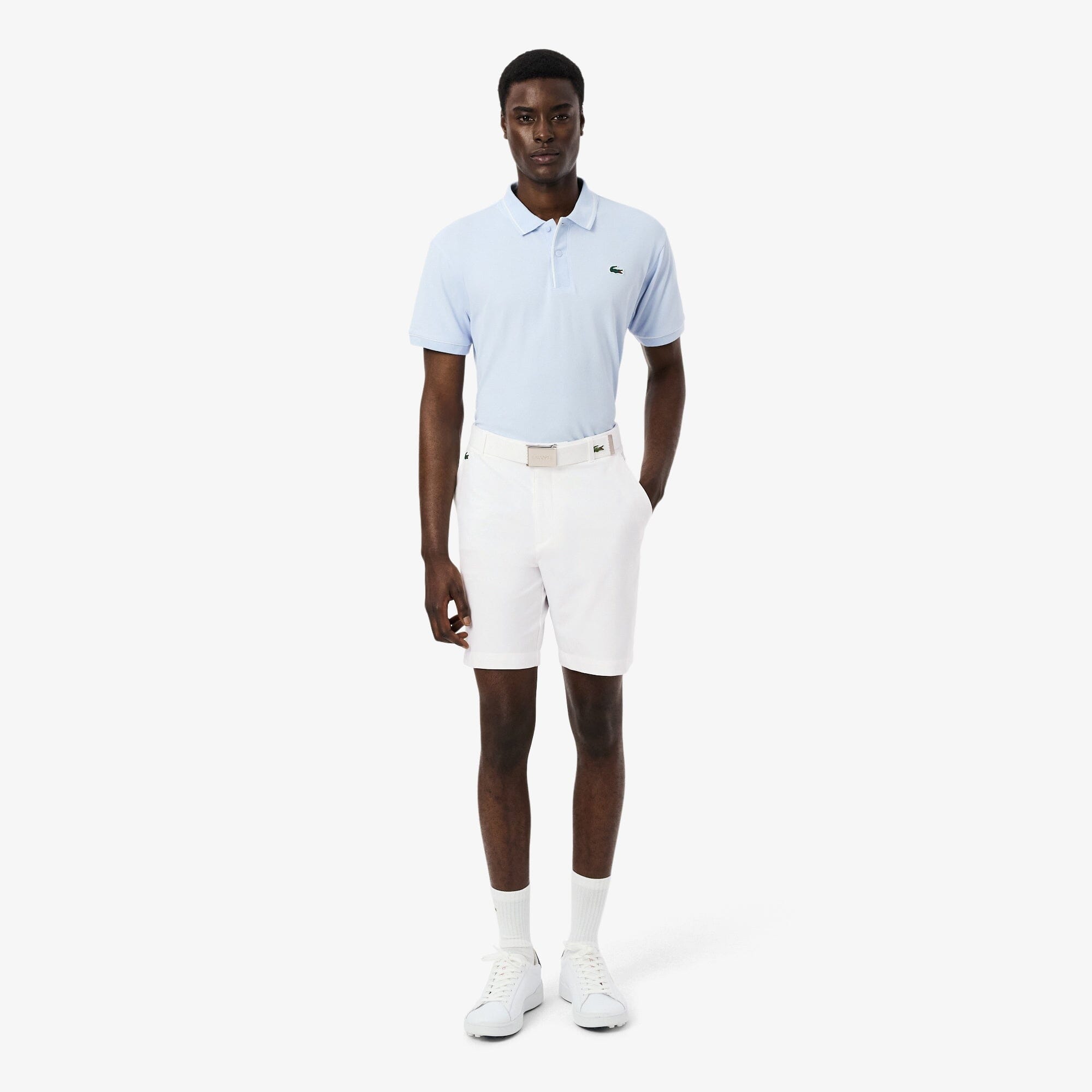 Lacoste Bermuda Golf Ultra Dry Blanc