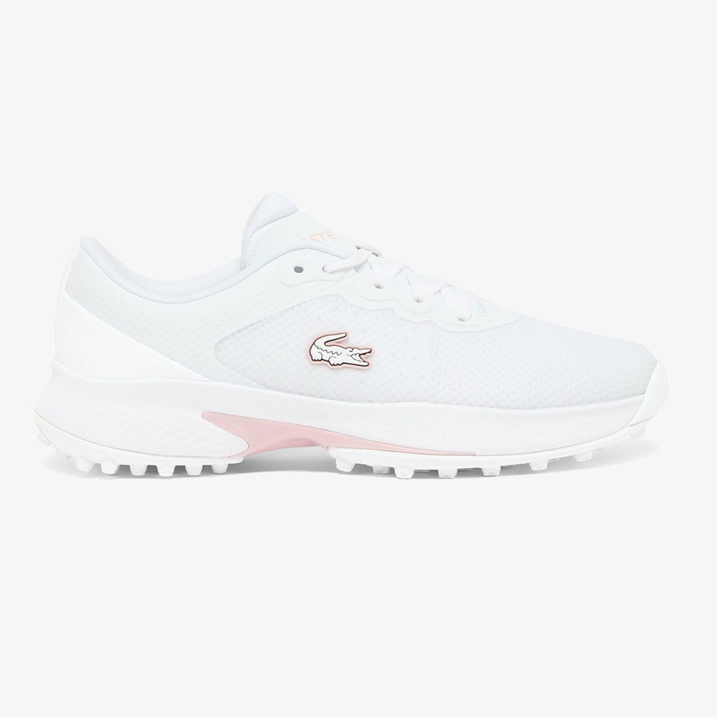 Lacoste Chaussures de Golf Femme Golf Point Blanc/Rose