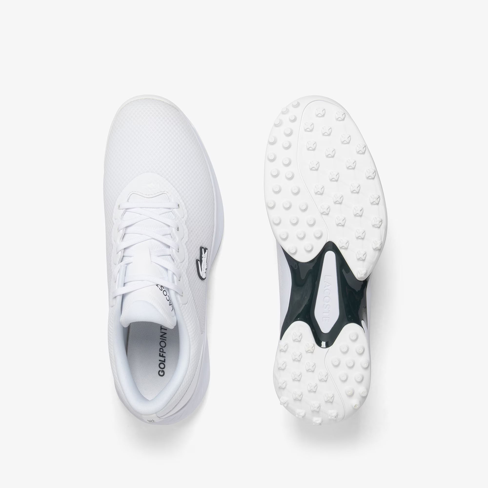 Lacoste Chaussures de Golf Golf Point Homme Blanc/Vert Foncé