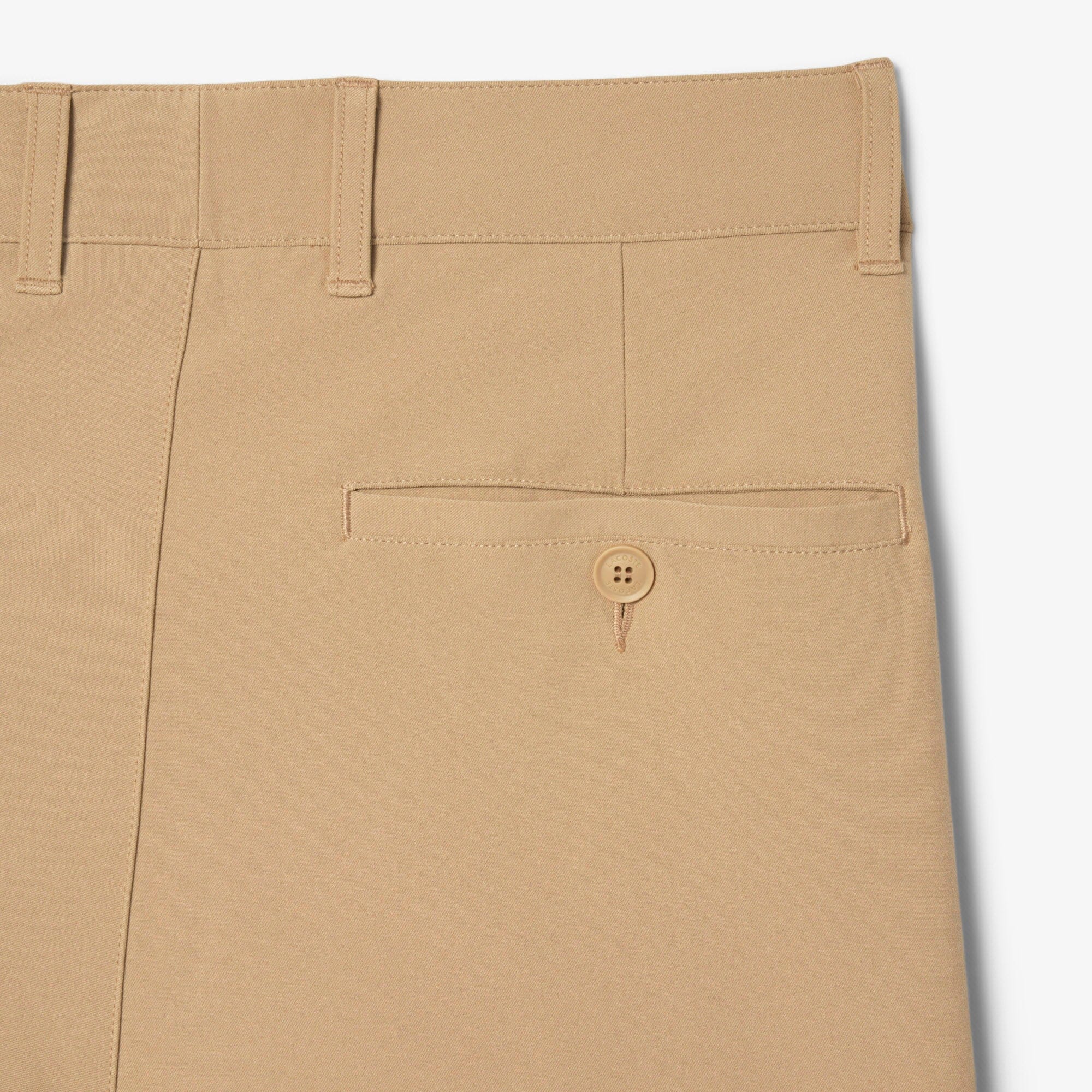 Lacoste Pantalon de golf chino slim fit beige