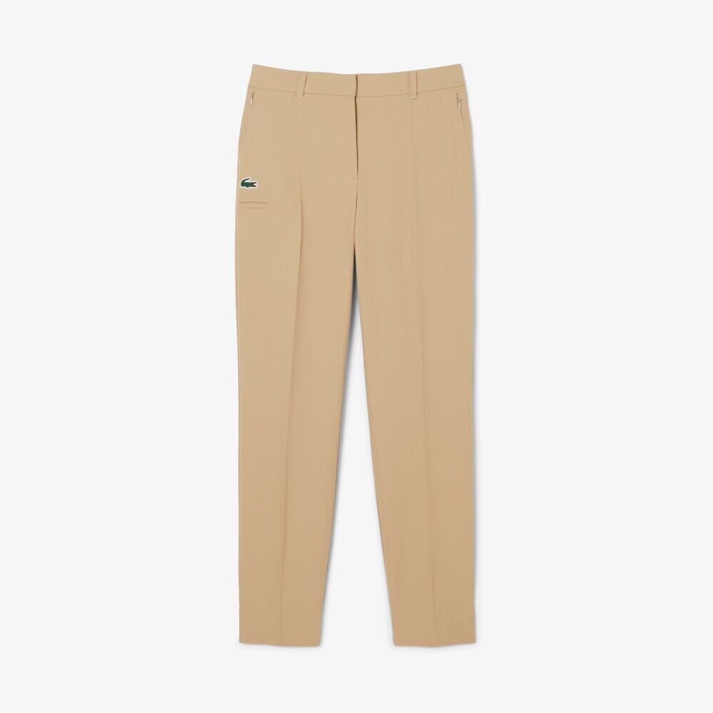 Lacoste Pantalon de Golf Slim Fit Ultra Dry UPF30 Femme