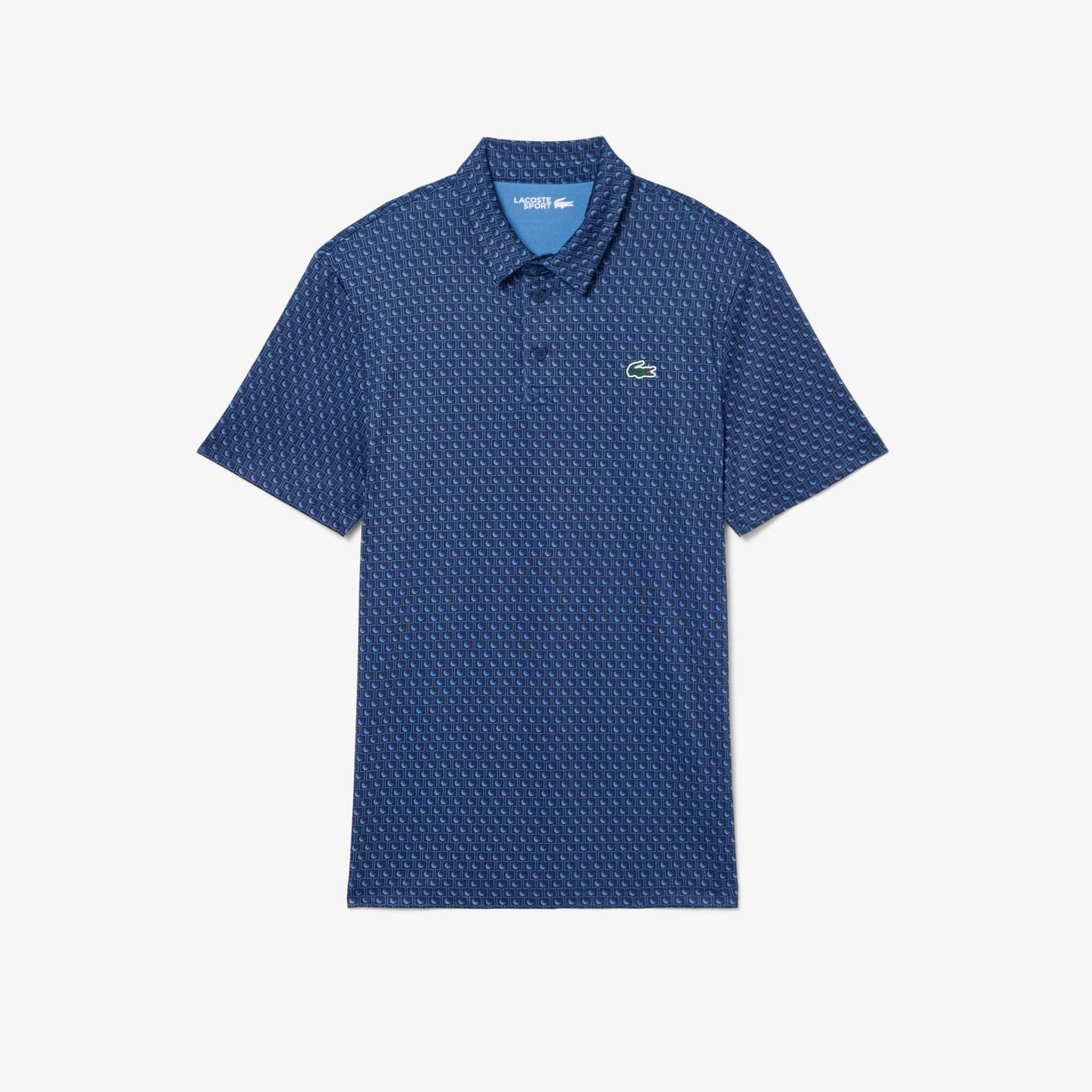Lacoste Polo Golf regular fit imprimé Bleu Marine