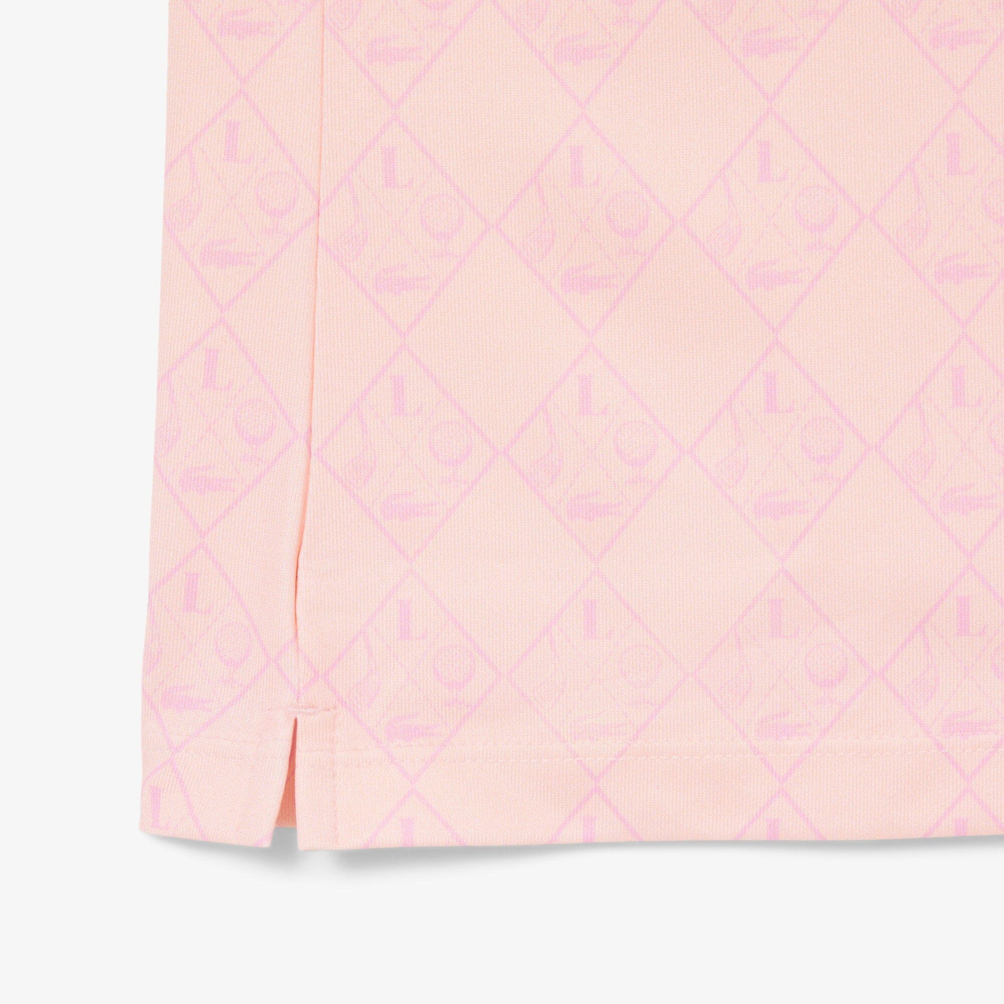 Lacoste Polo Golf regular fit protection UV à motif Rose