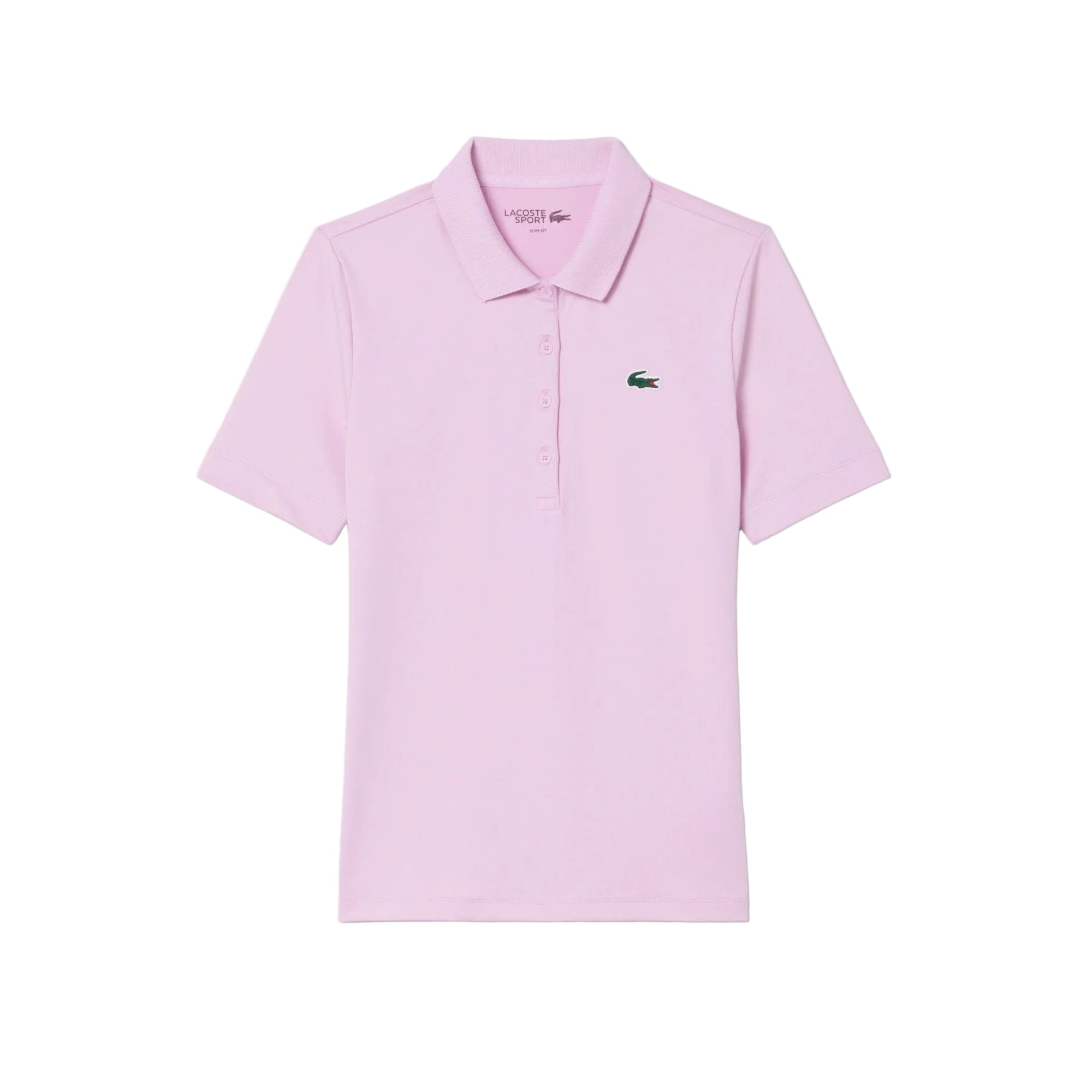 Lacoste Polo Golf slim fit stretch protection UV Rose