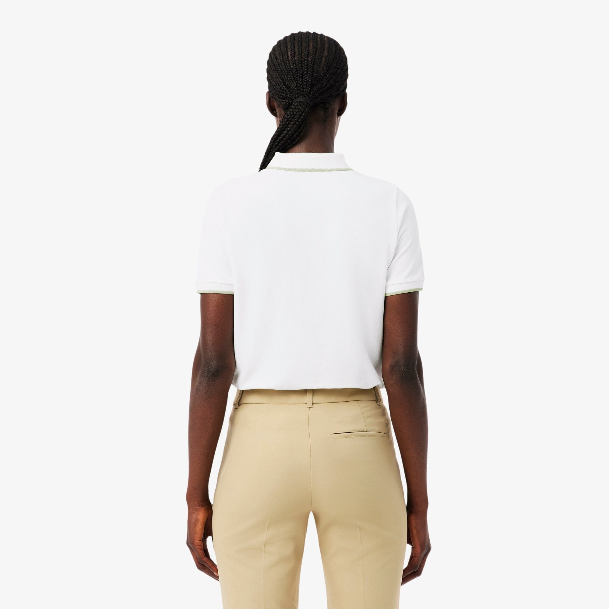 Lacoste Polo Golf thermorégulateur Petit Piqué Blanc
