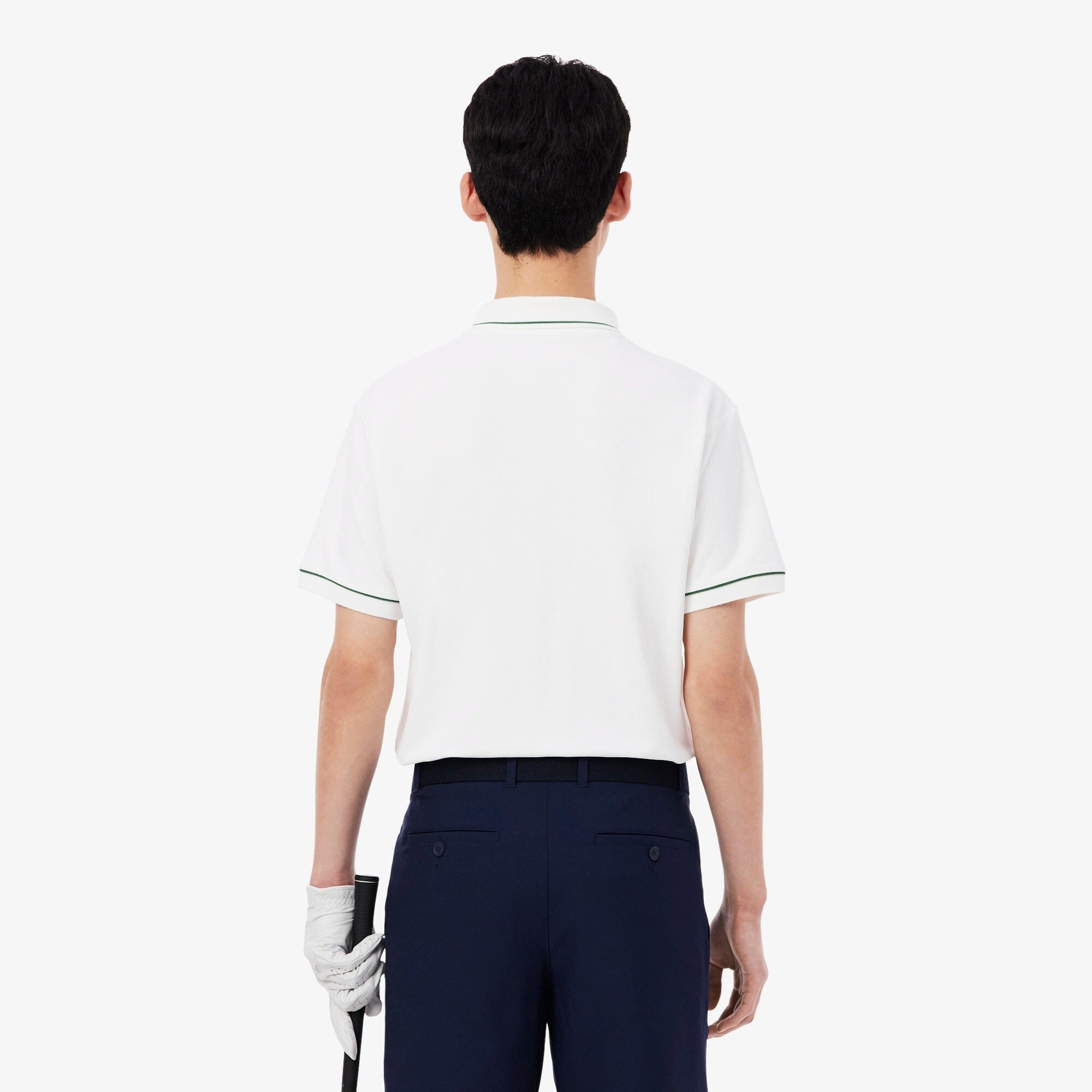 Lacoste Polo Golf thermorégulateur Petit Piqué Blanc