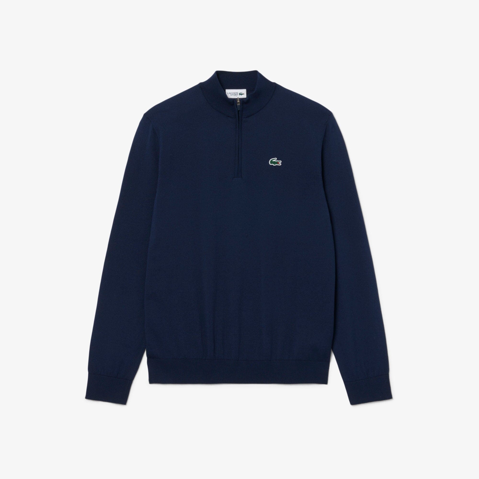 Lacoste Pull Golf quart-zip thermorégulateur Bleu Nuit