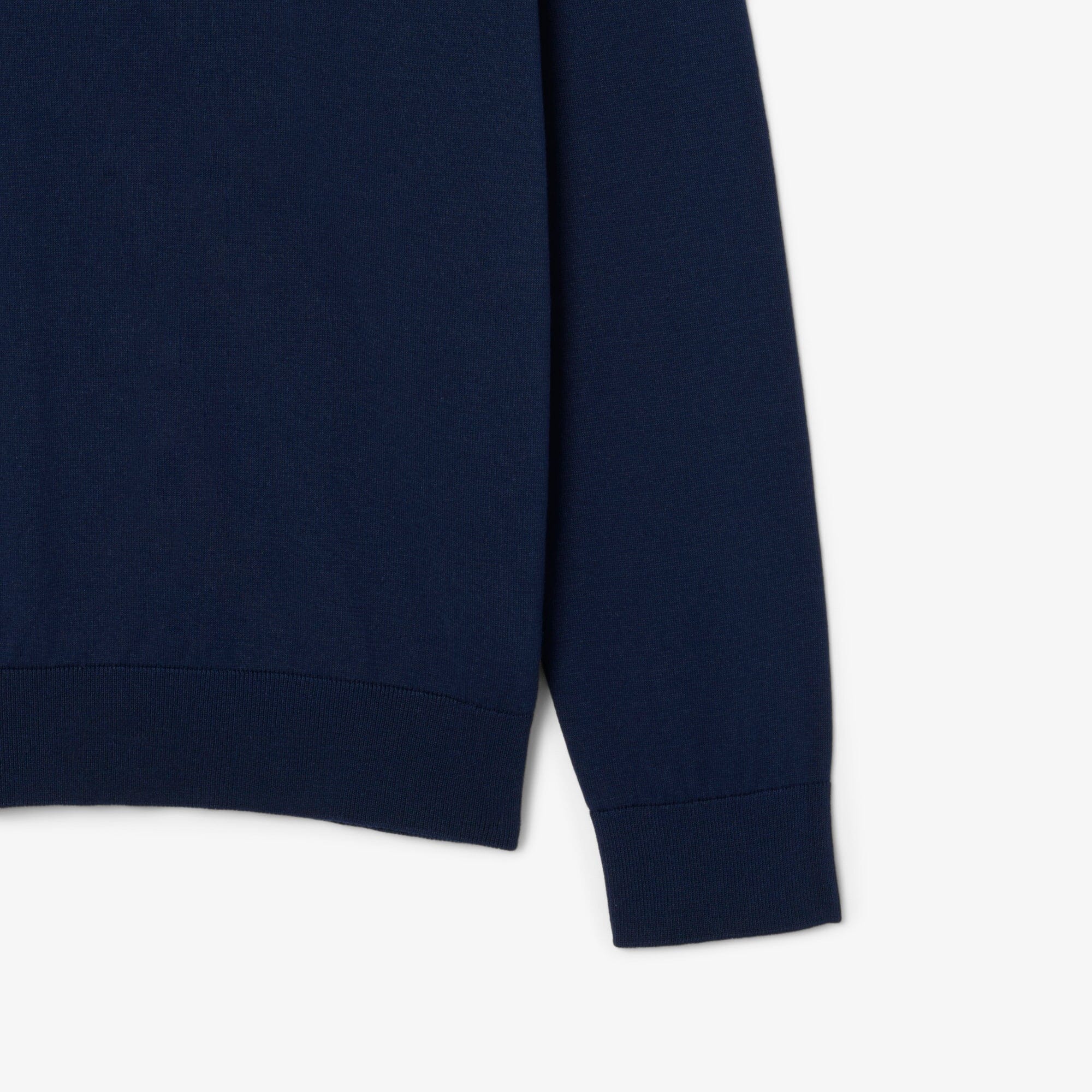 Lacoste Pull quart de zip thermorégulateur marine