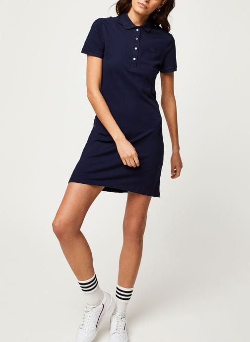 Lacoste robe piqué marine