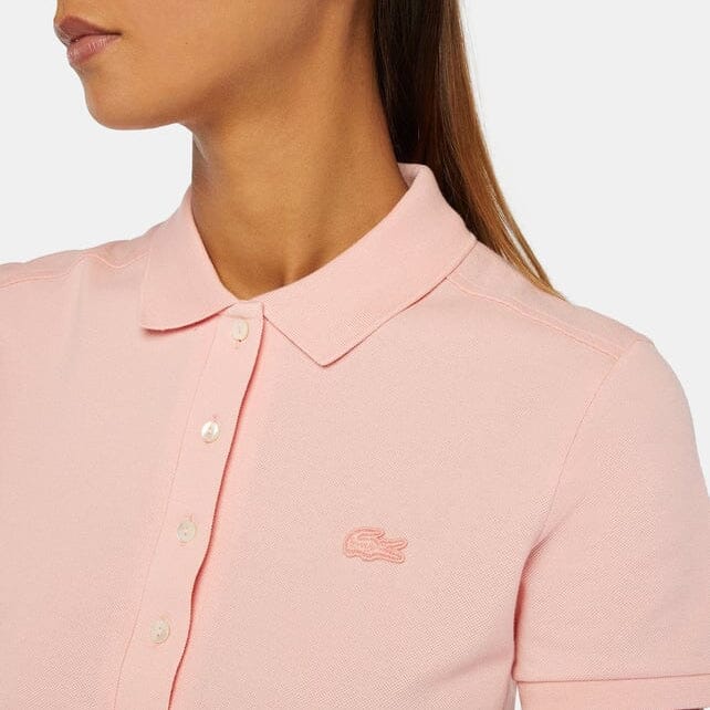 Lacoste robe piqué rose