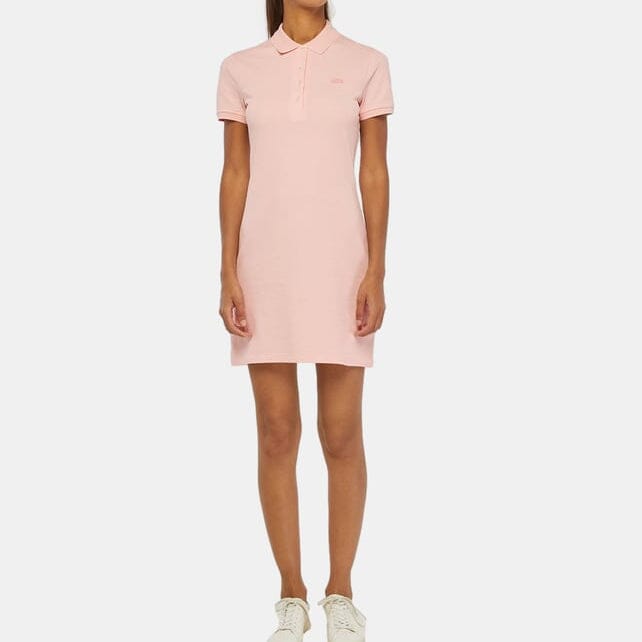 Lacoste robe piqué rose