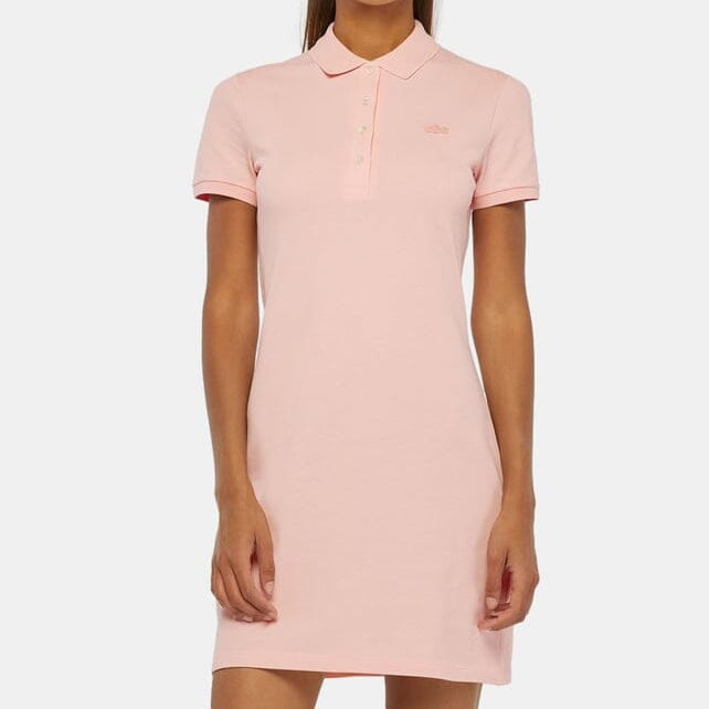 Lacoste robe piqué rose