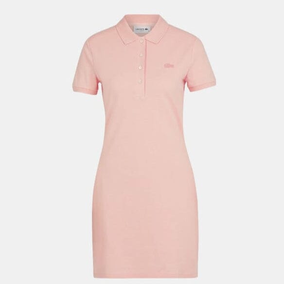 Lacoste robe piqué rose