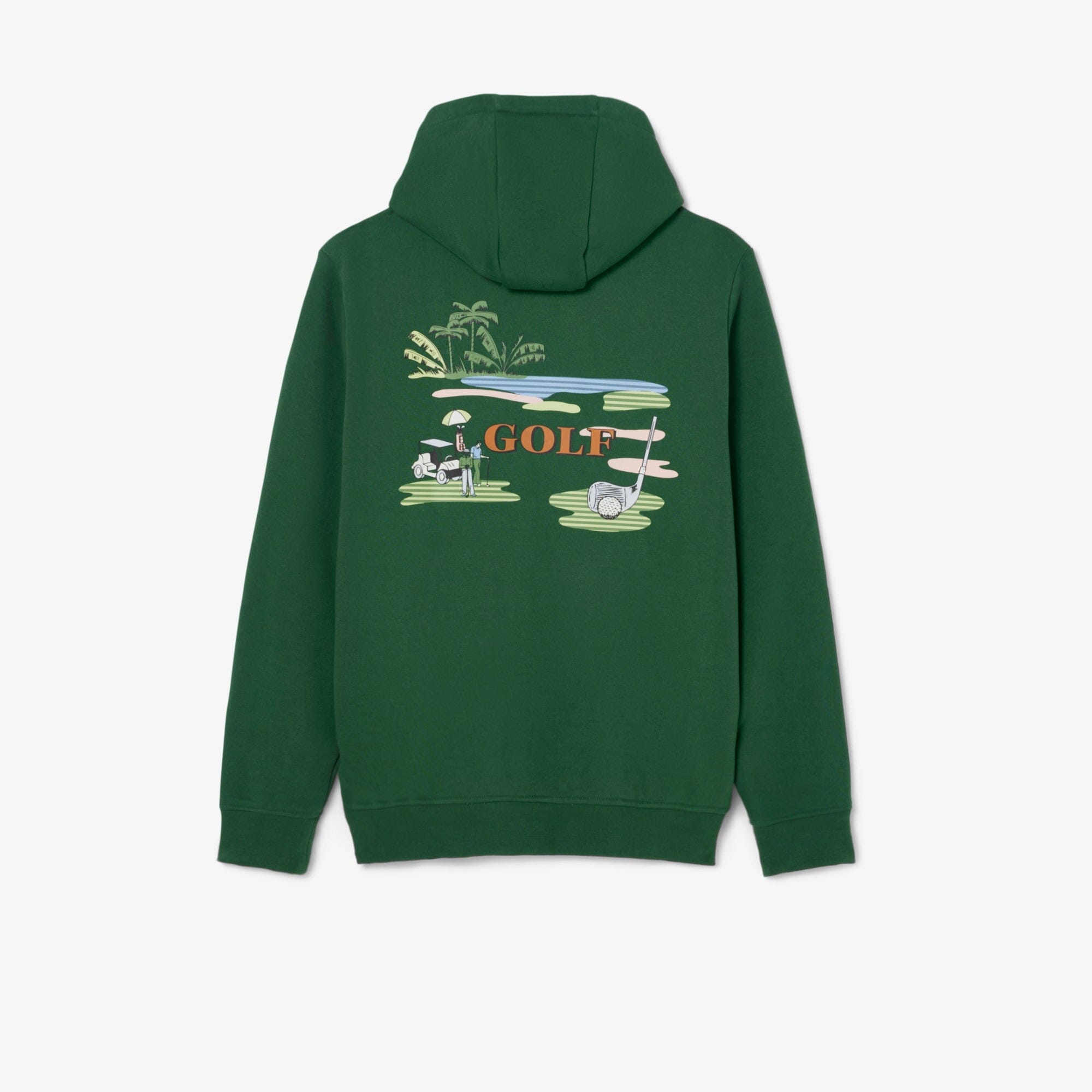 Lacoste Sweatshirt à capuche Golf imprimé Vert