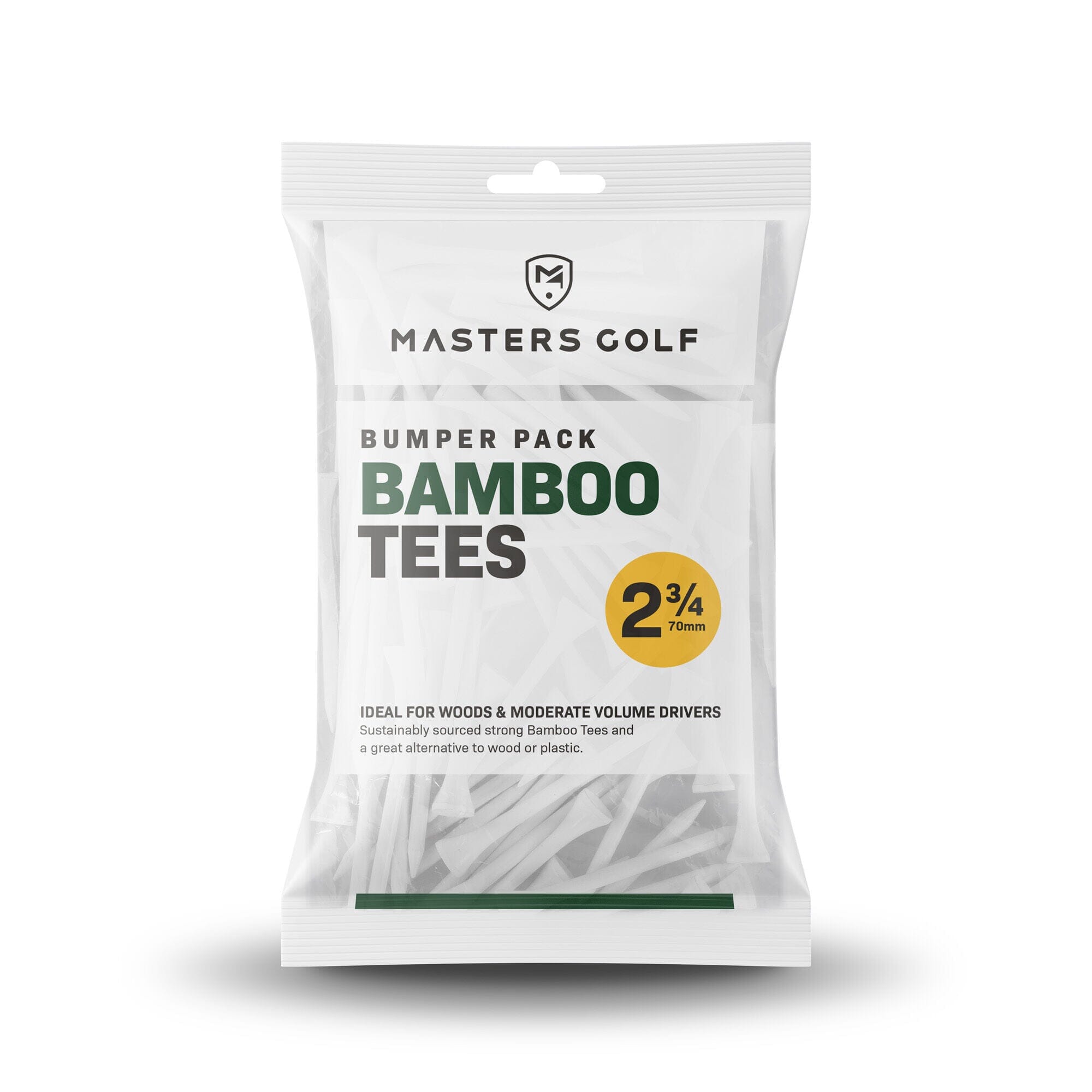 Masters Bamboo Tees bois Maxi Pack