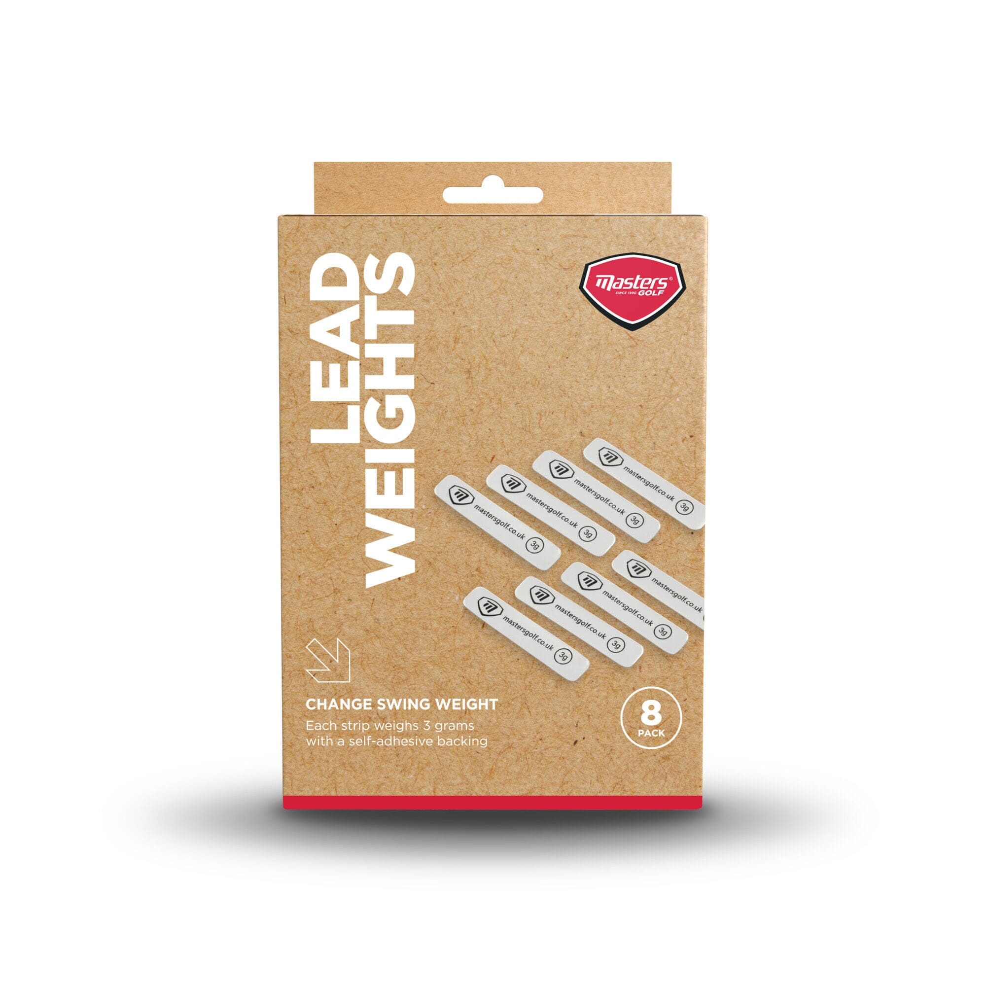 Masters Bandelettes de poids en plomb x8