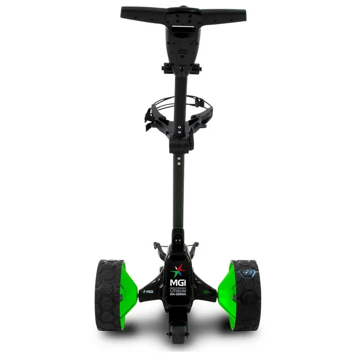 MGI ZIP X5 chariot de golf électrique compact Black Gloss