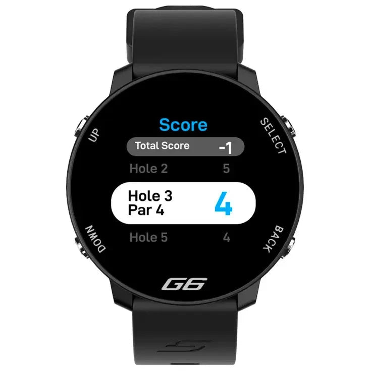 Montre Shot Scope G6 GPS Noire