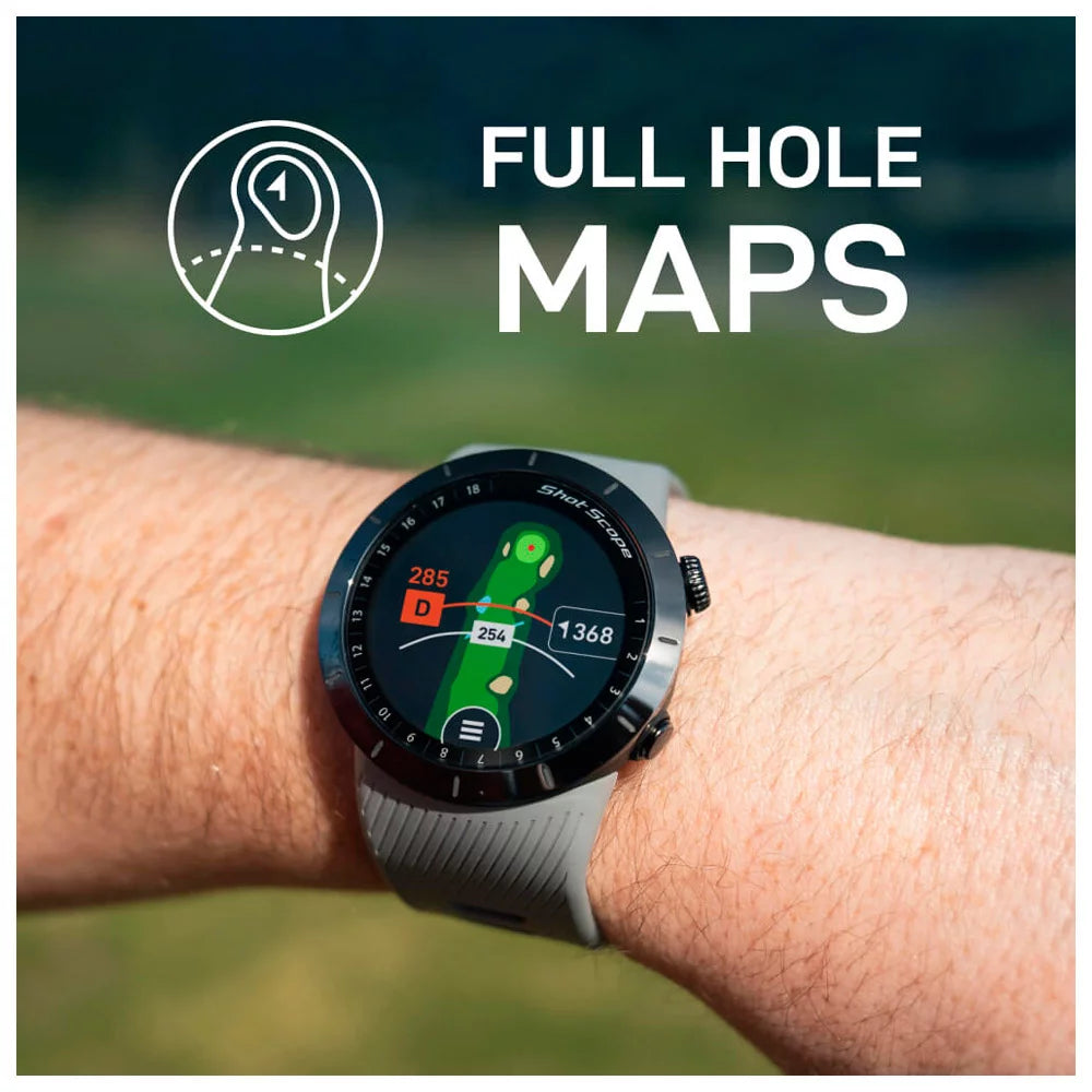 Montre Shot Scope X5 GPS Grise