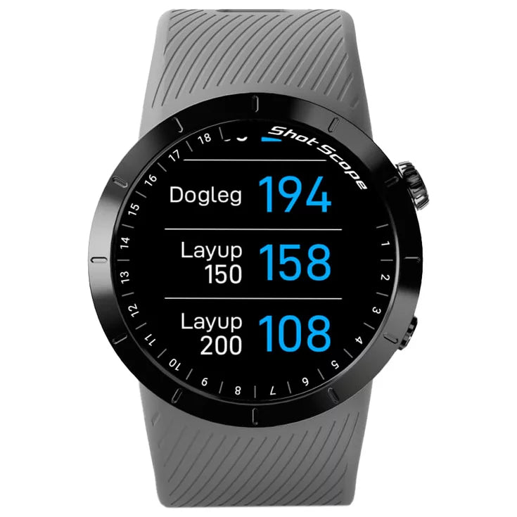 Montre Shot Scope X5 GPS Grise