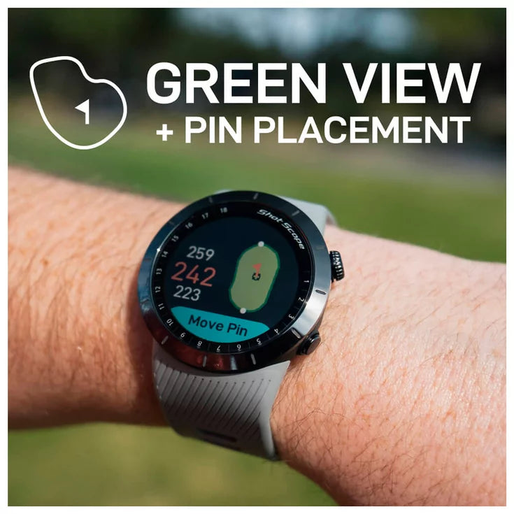 Montre Shot Scope X5 GPS Grise