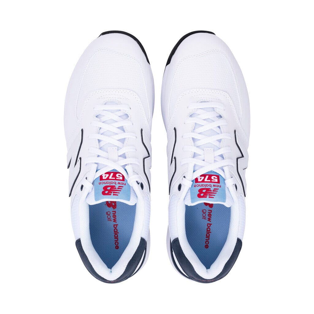 New Balance Chaussure 574 Greens V2 Blanche Bleu