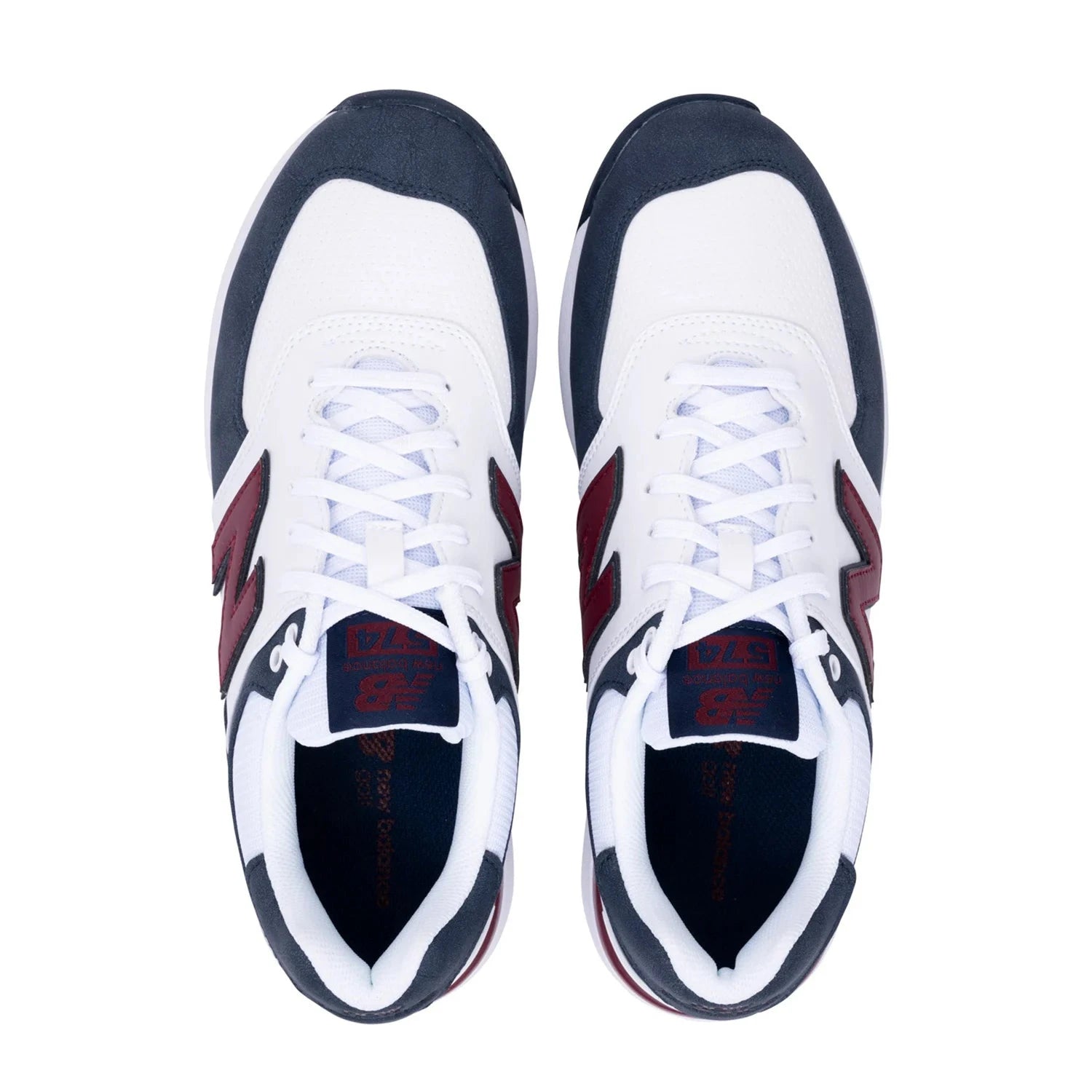 New Balance Chaussure 574 Greens V2 Bleu Blanche Rouge