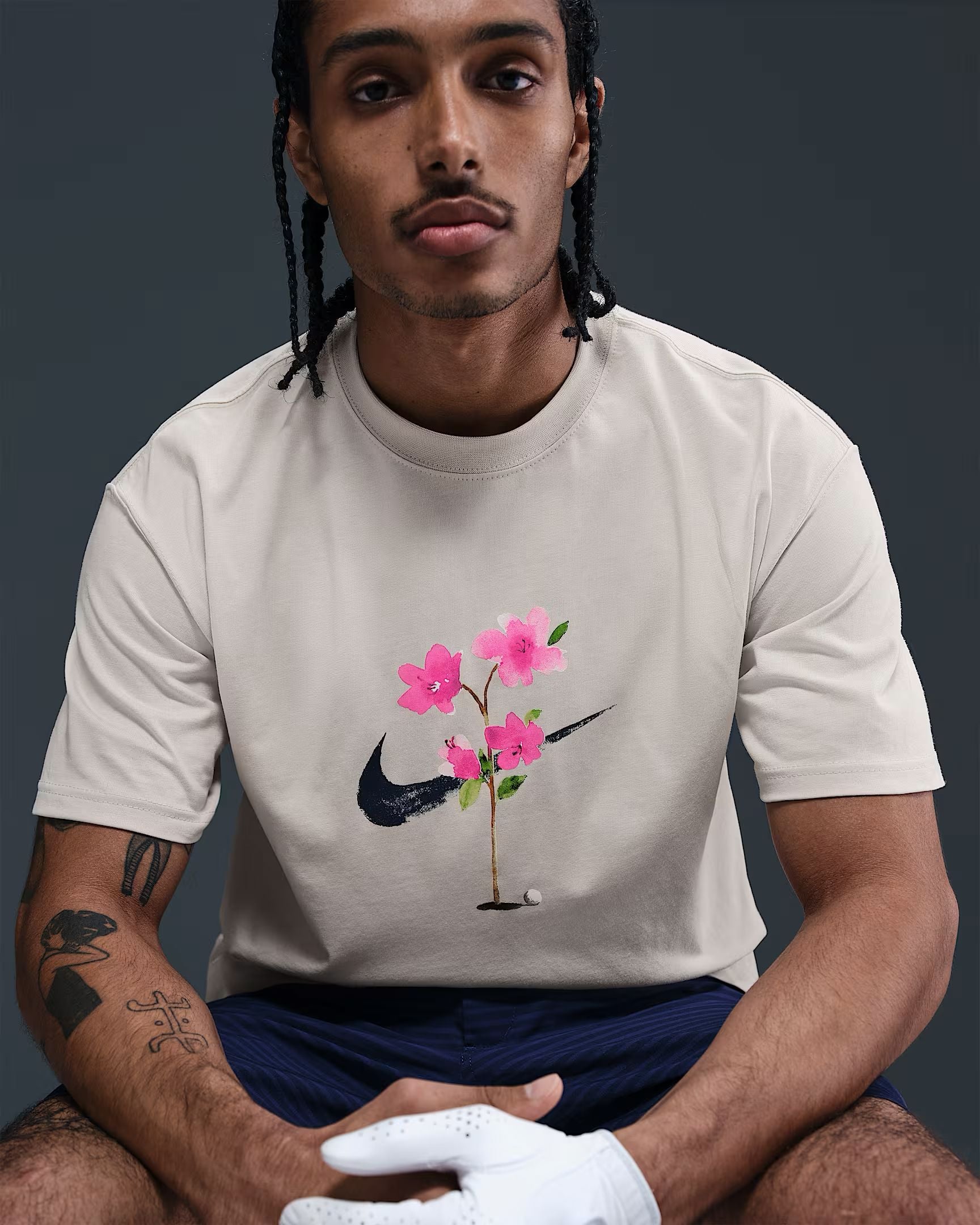 NIKE MAX 90 Beige T-SHIRT