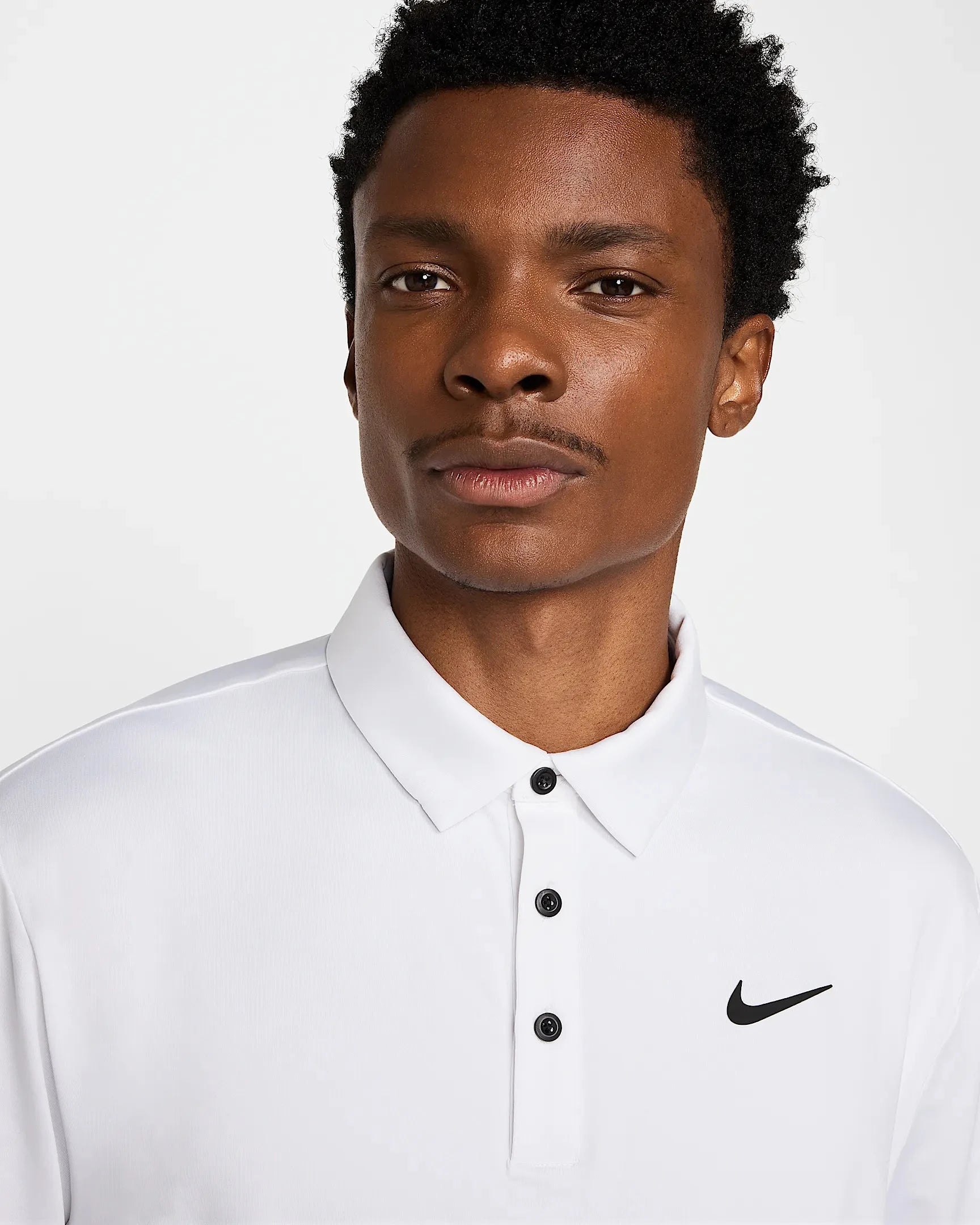 Nike Polo Dri Fit Solid Tour White