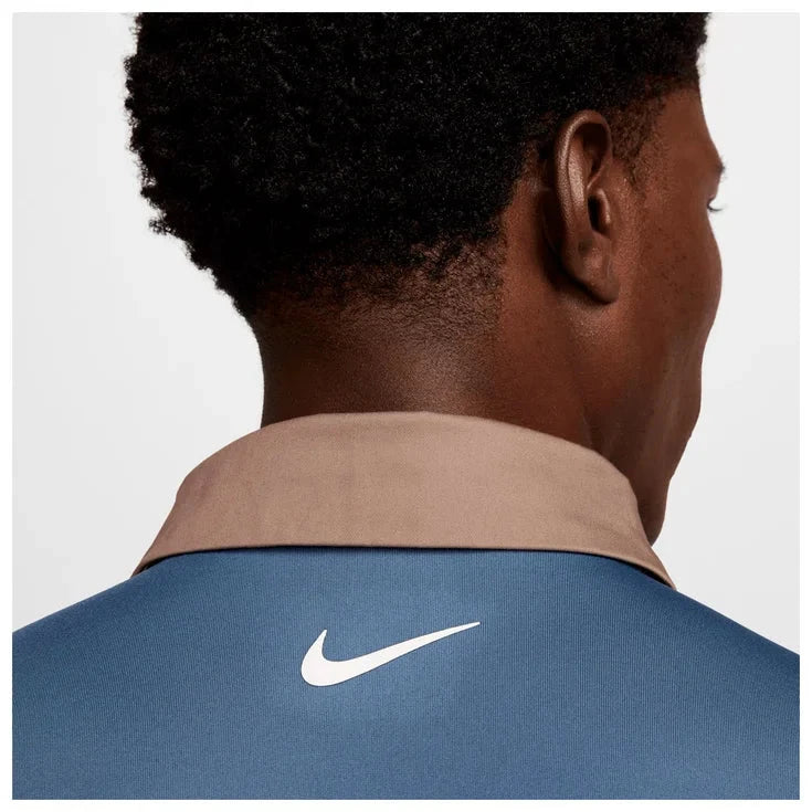 Nike Polo Dri Fit Tour Contrast Polo Bleu