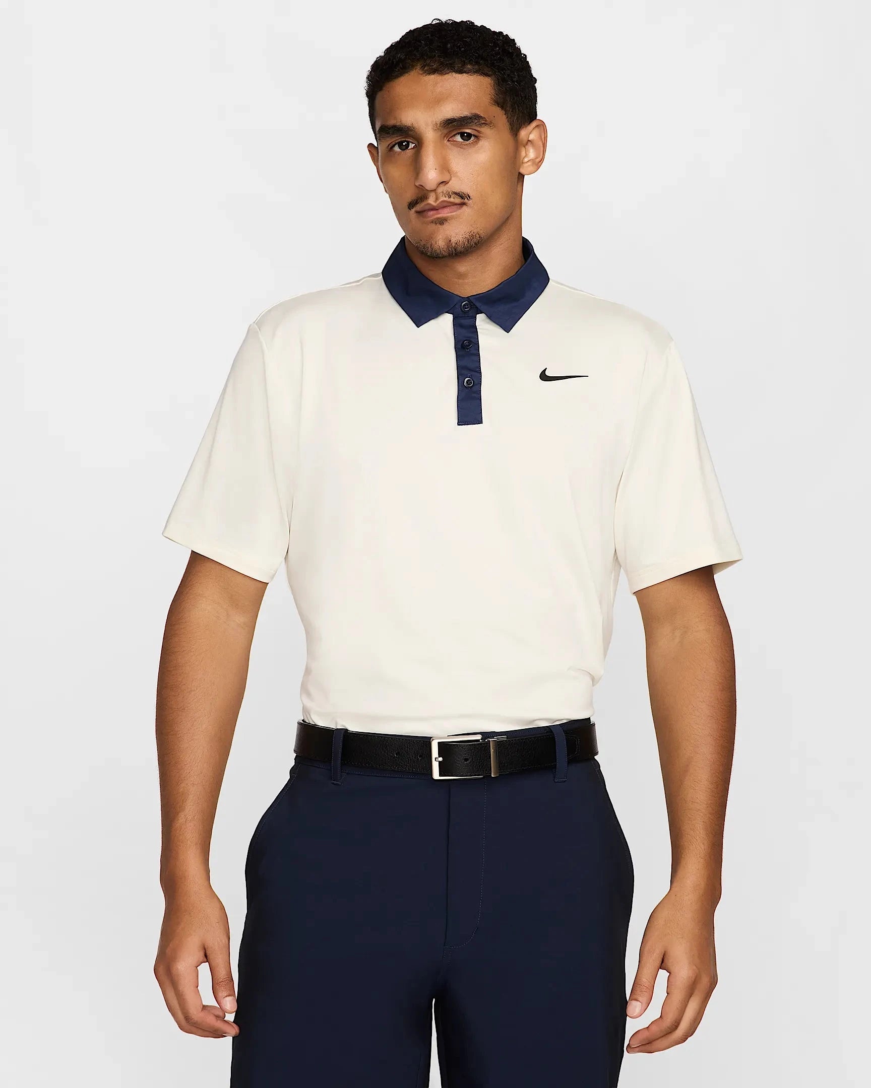 Nike Polo Dri Fit Tour Contrast Polo Creme