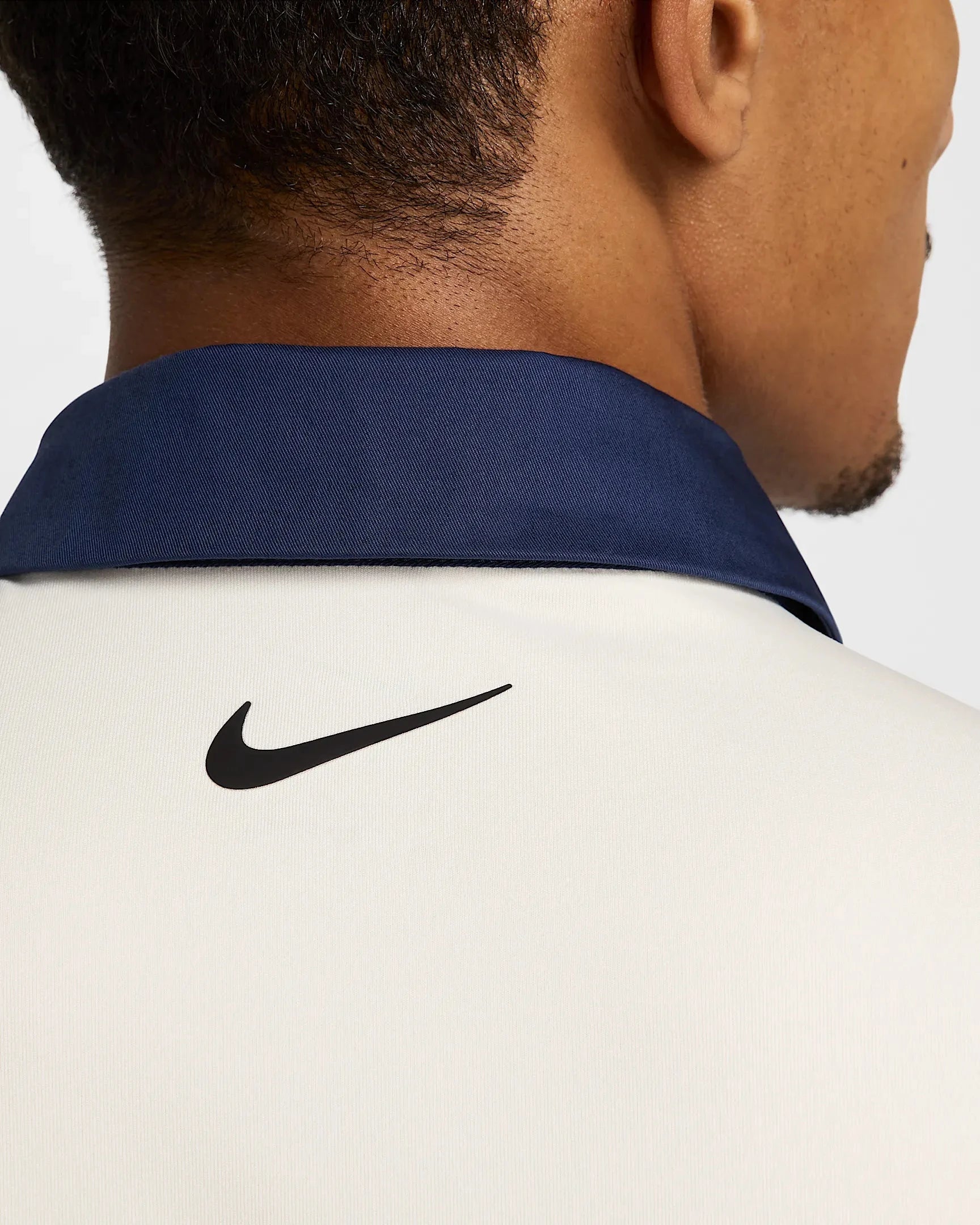 Nike Polo Dri Fit Tour Contrast Polo Creme