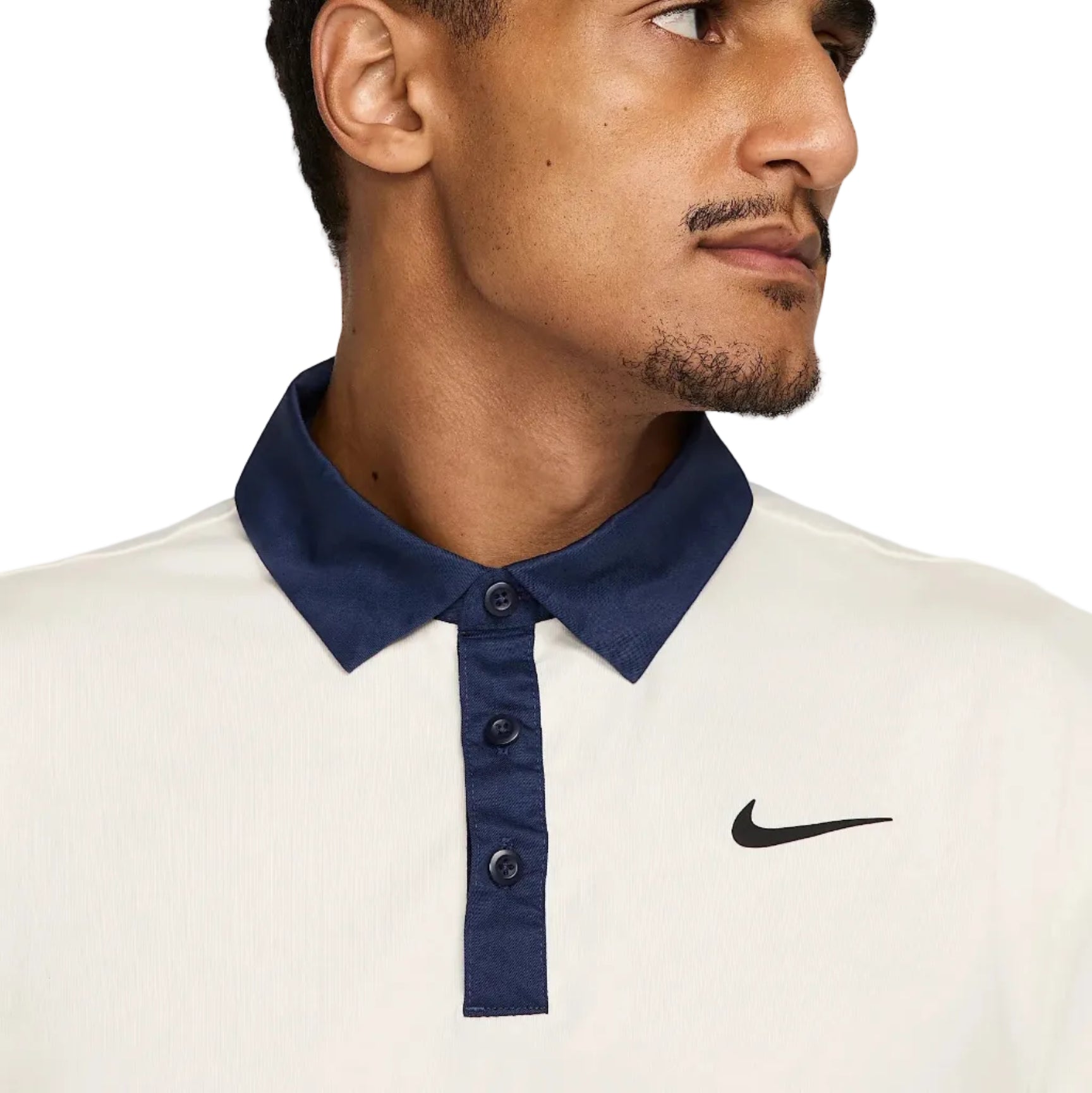 Nike Polo Dri Fit Tour Contrast Polo Creme