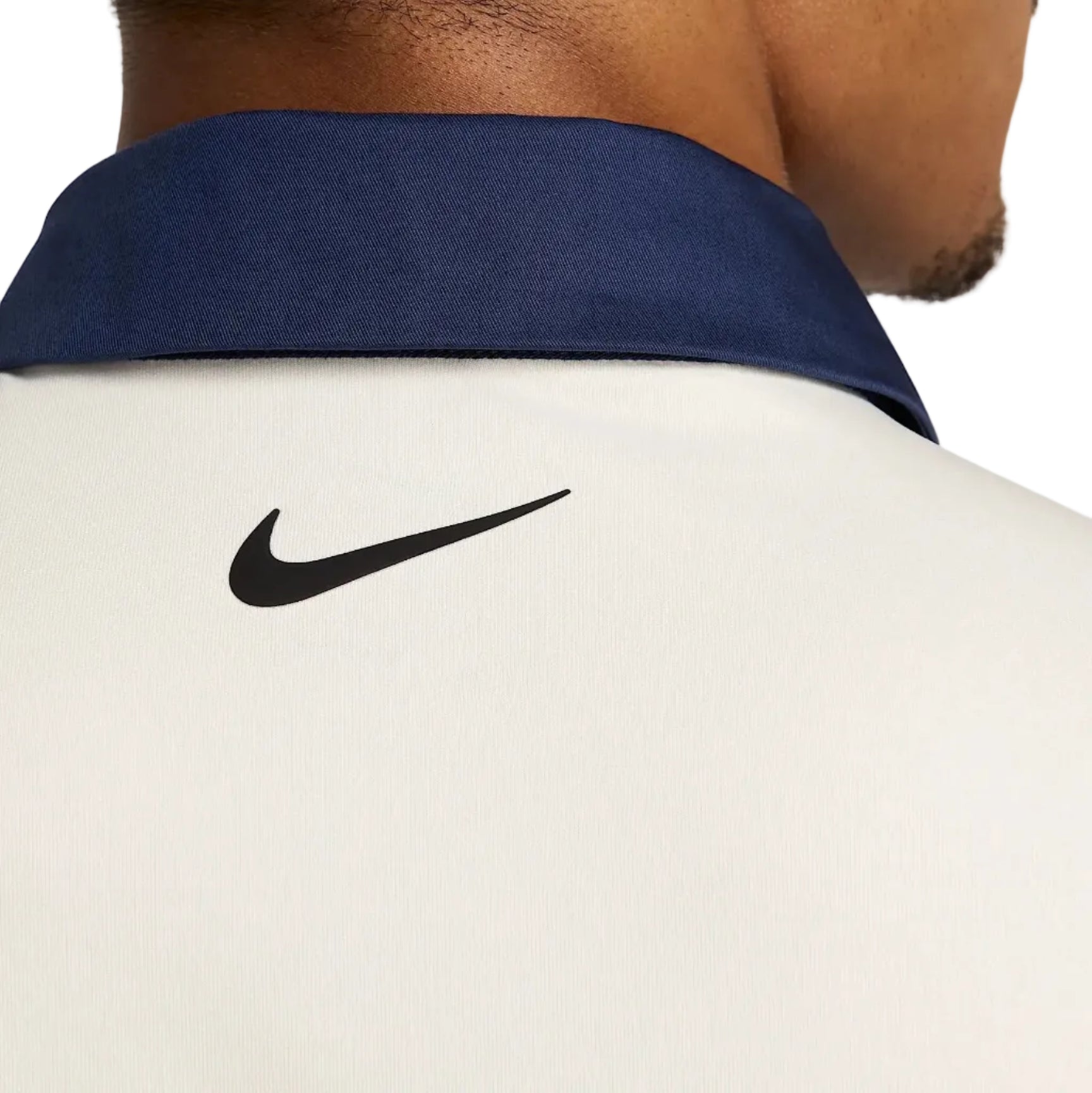 Nike Polo Dri Fit Tour Contrast Polo Creme