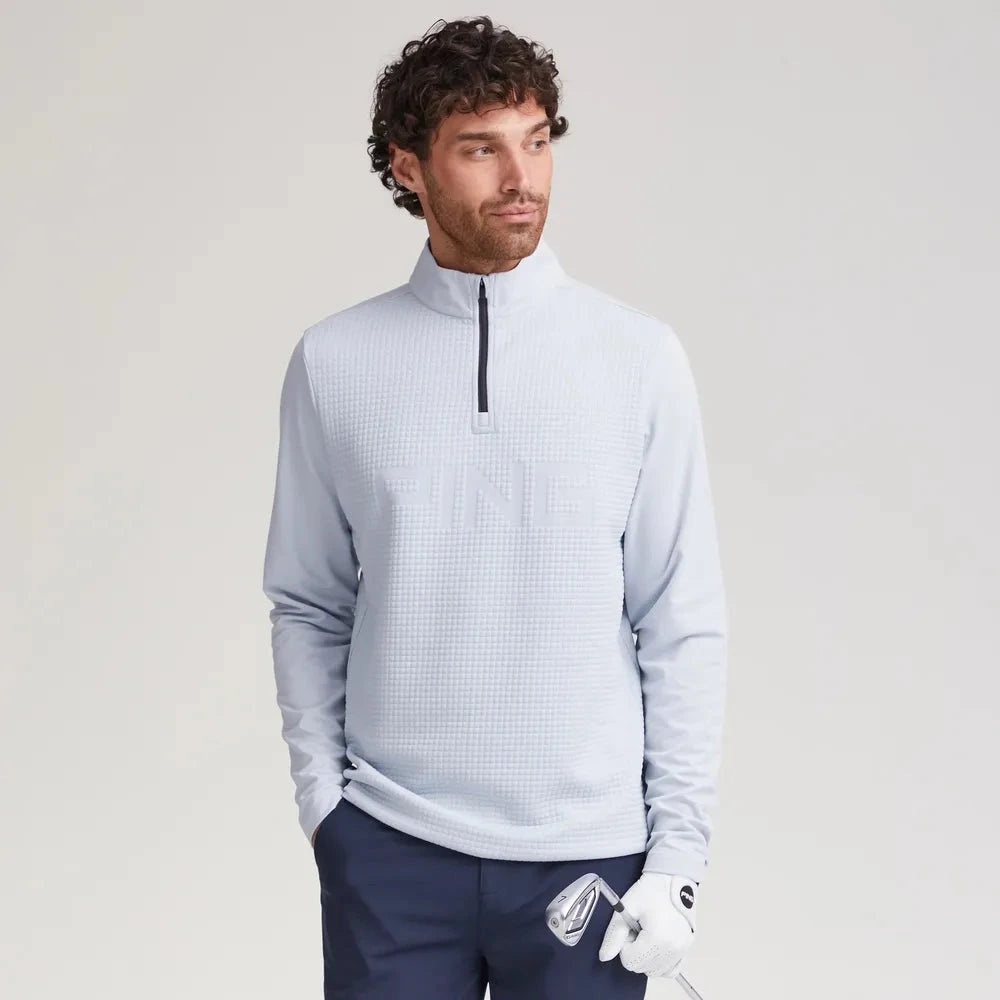 Ping 1/4 Zippé FARON golf Gris perle