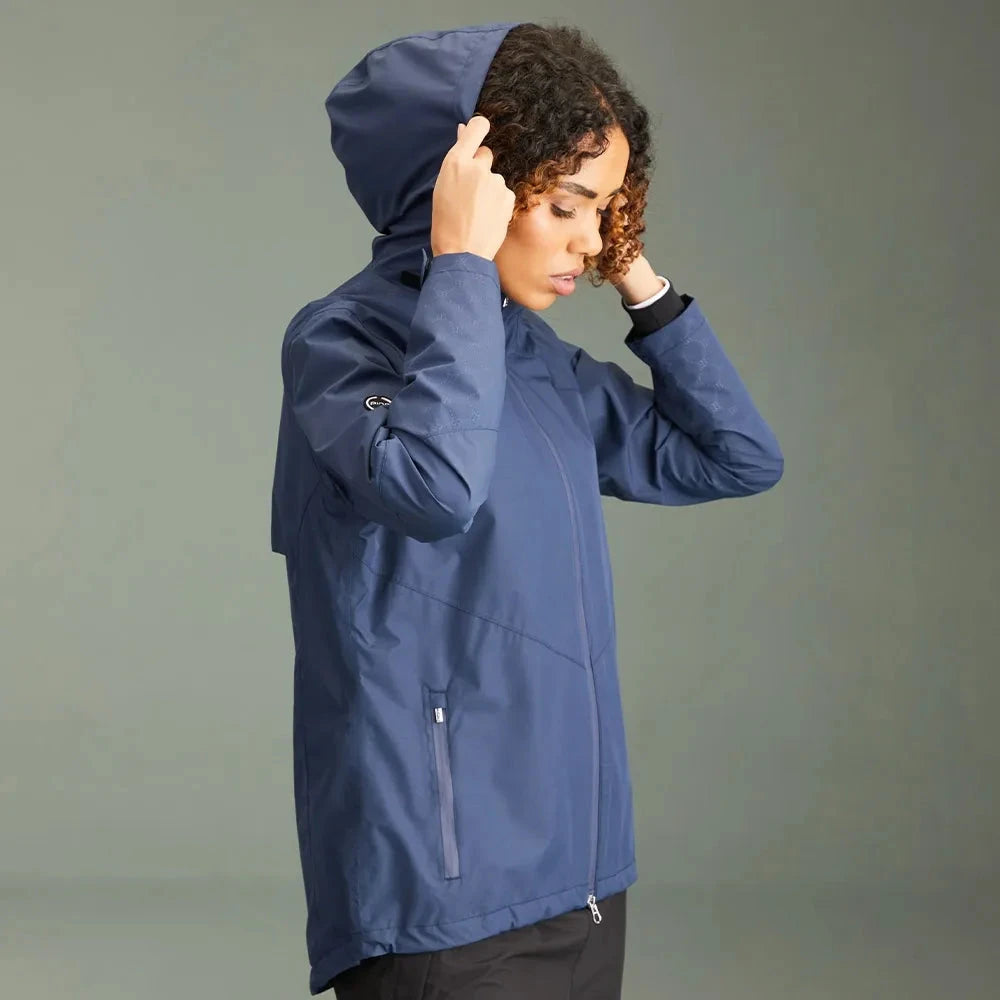 PING Milli Veste Imperméable Femme Bleu Oxford