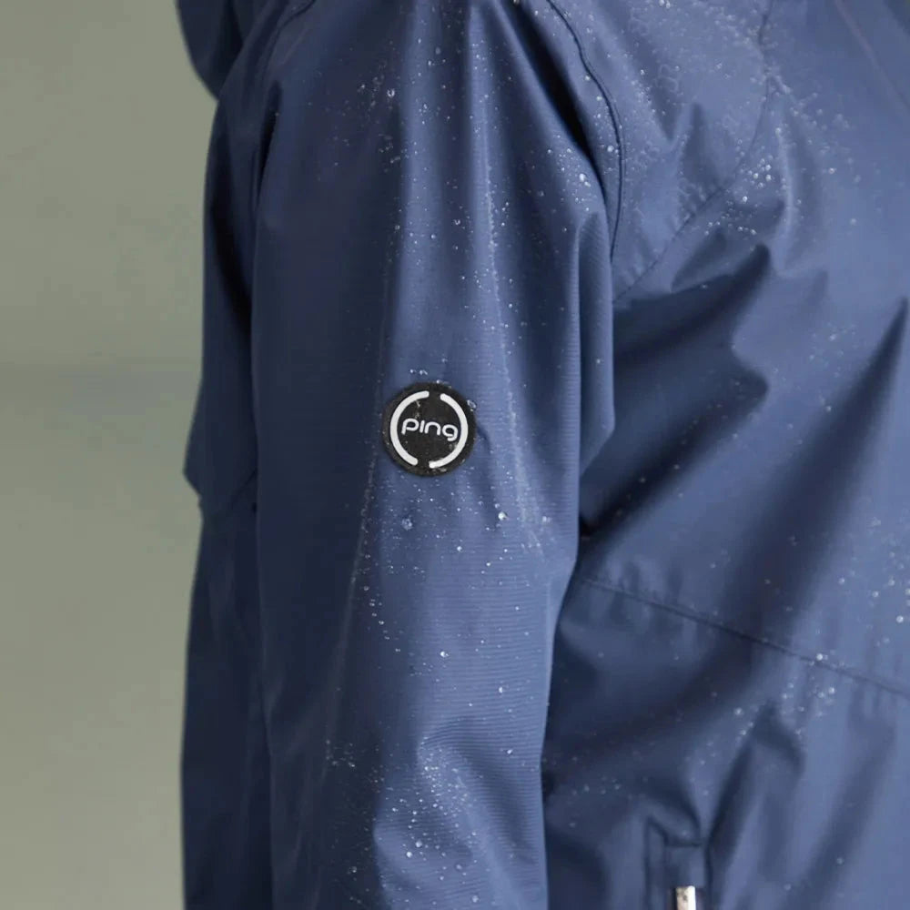 PING Milli Veste Imperméable Femme Bleu Oxford
