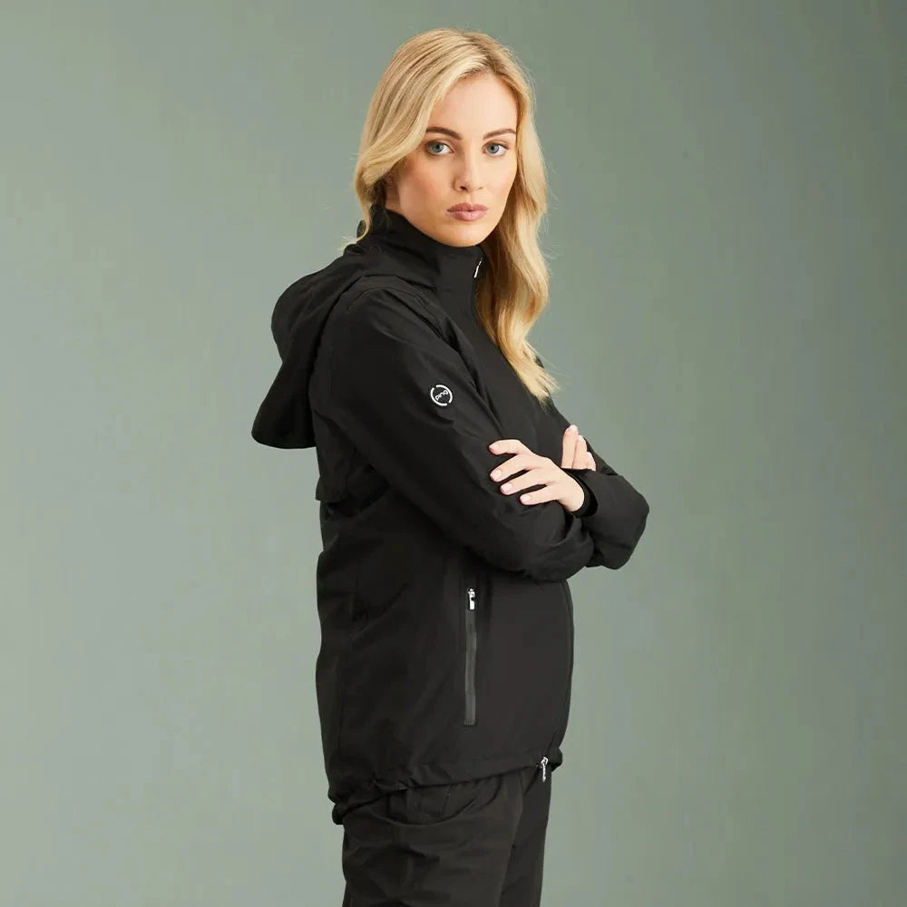 PING Milli Veste Imperméable Femme Noire