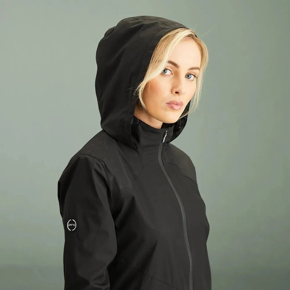 PING Milli Veste Imperméable Femme Noire