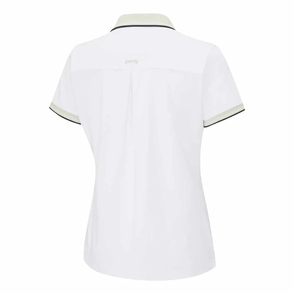 Ping Polo Femme Viviana blanc Pebble