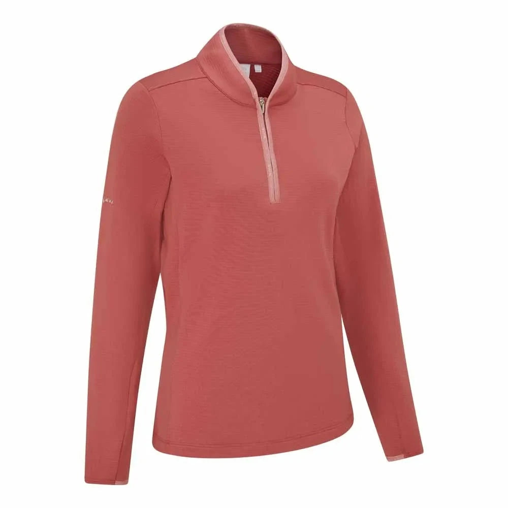 Ping Pull 1/4 Zip midlayer Abigale rose