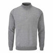 Ping Pull CROY demi zip doublé pour la protection contre le vent gris
