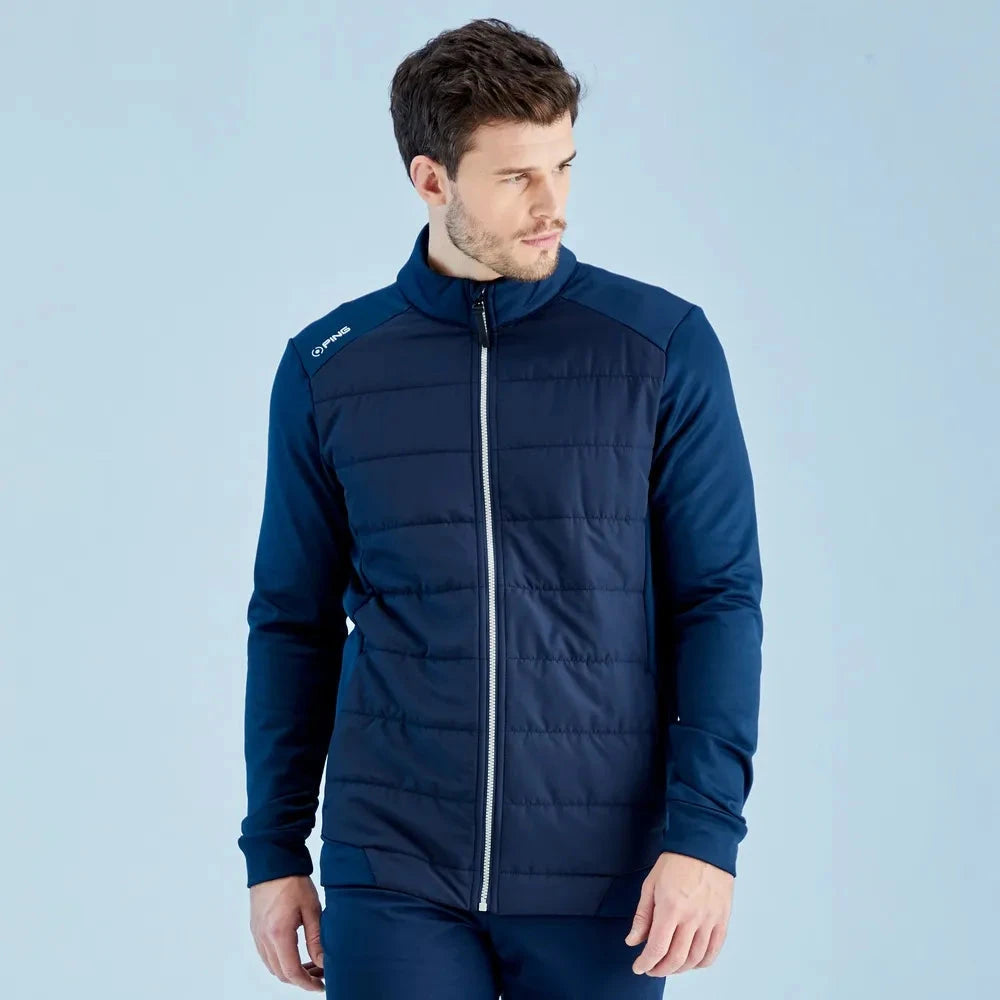 Ping Veste Aiden hybride Fleece Navy