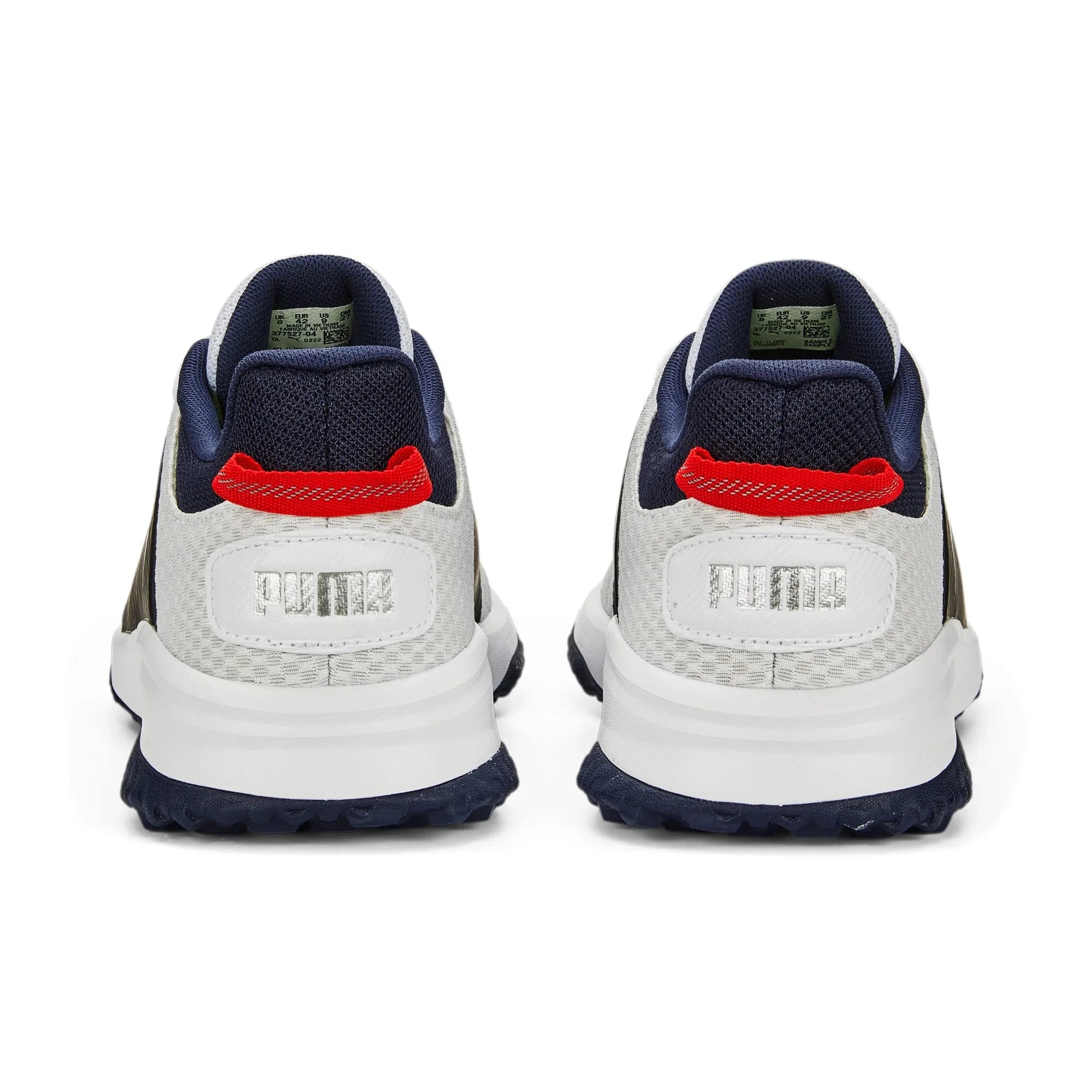 Puma Chaussures FUSION Grip Blanc Bleu Marine