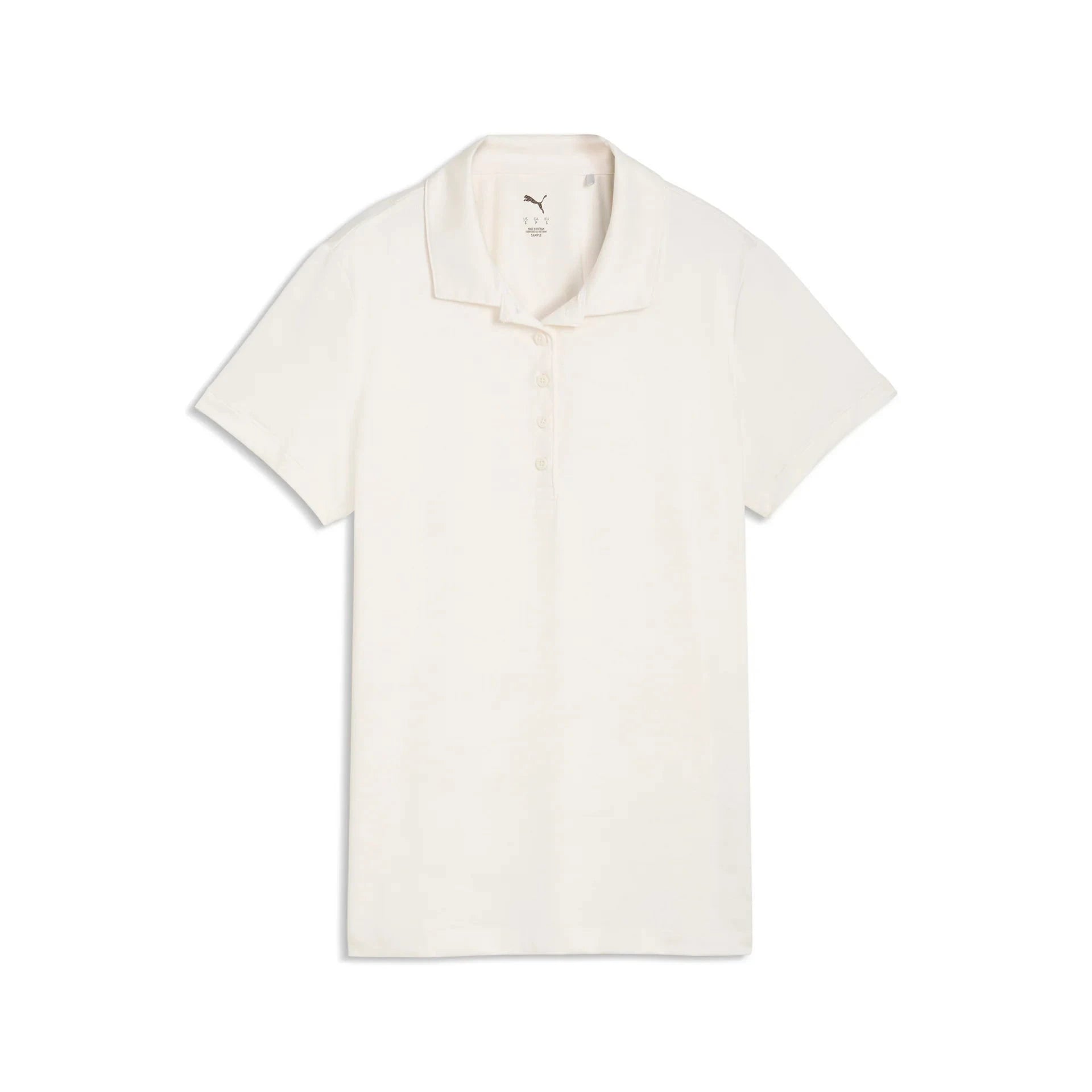 Puma Polo Femme Floral Lace Jacquard White