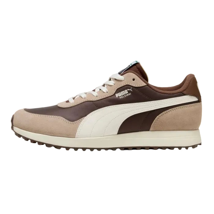 Puma Chaussures de golf Helsinki G Fudge / Birch / Warm White - GolfCenter.fr