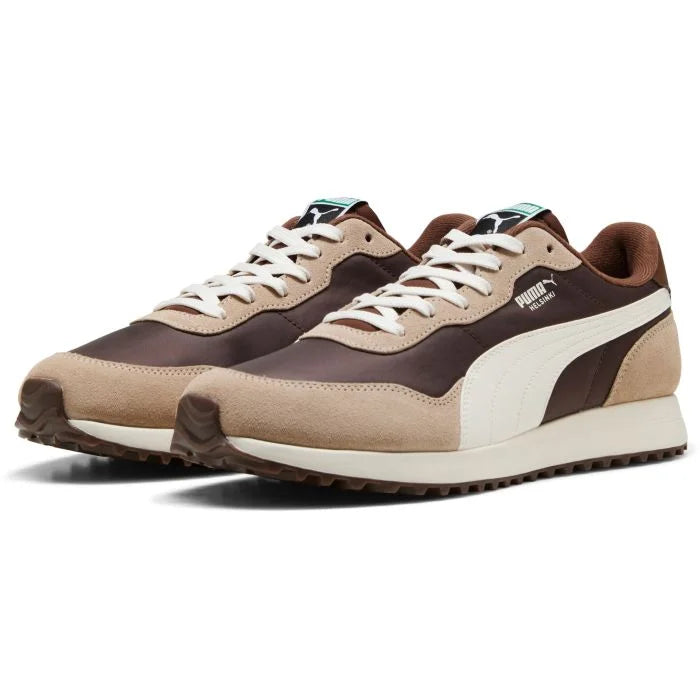 Puma Chaussures de golf Helsinki G Fudge / Birch / Warm White - GolfCenter.fr
